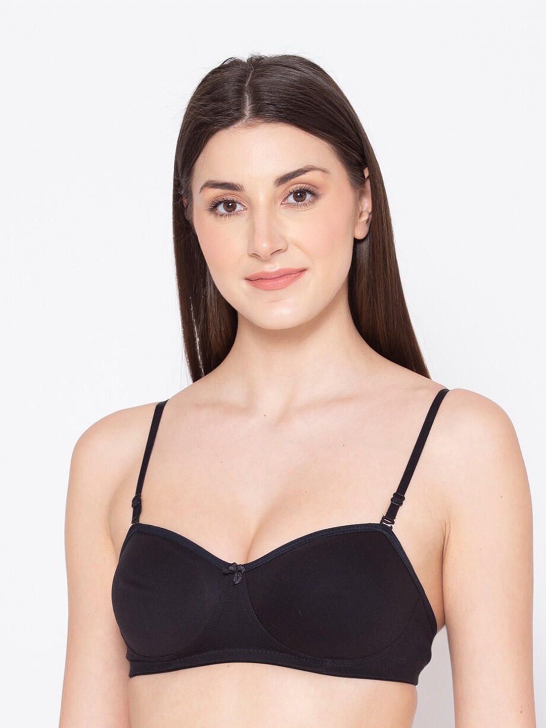 

GROVERSONS Paris Beauty Women Black Non Padded Non Wired T-shirt Bra