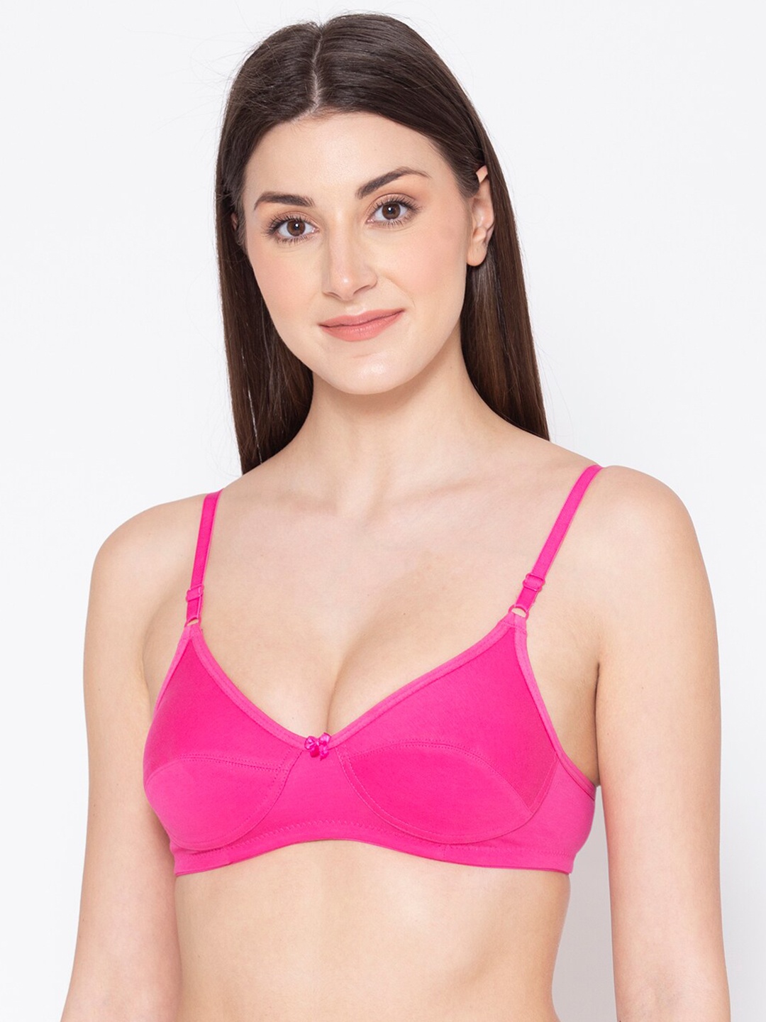 

GROVERSONS Paris Beauty Women Pink Non Padded Non Wired T-shirt Bra