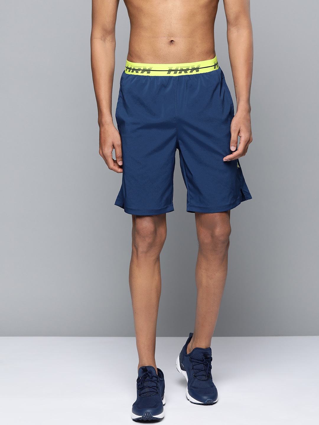 

HRX by Hrithik Roshan Men Anti-Microbial Training or Gym Sports Shorts, Teal