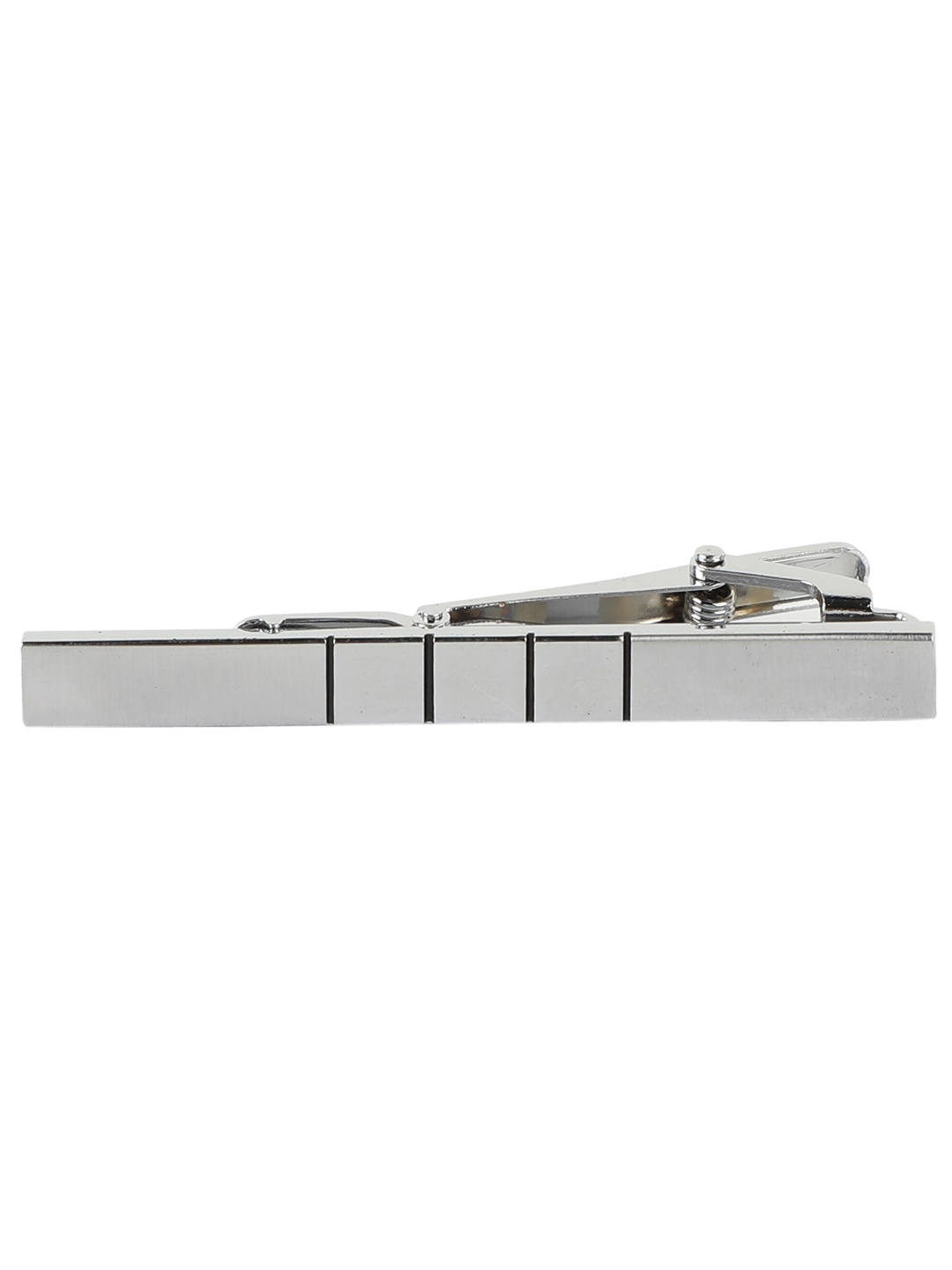 

Alvaro Castagnino Men Silver-Toned Textured Tie Pin