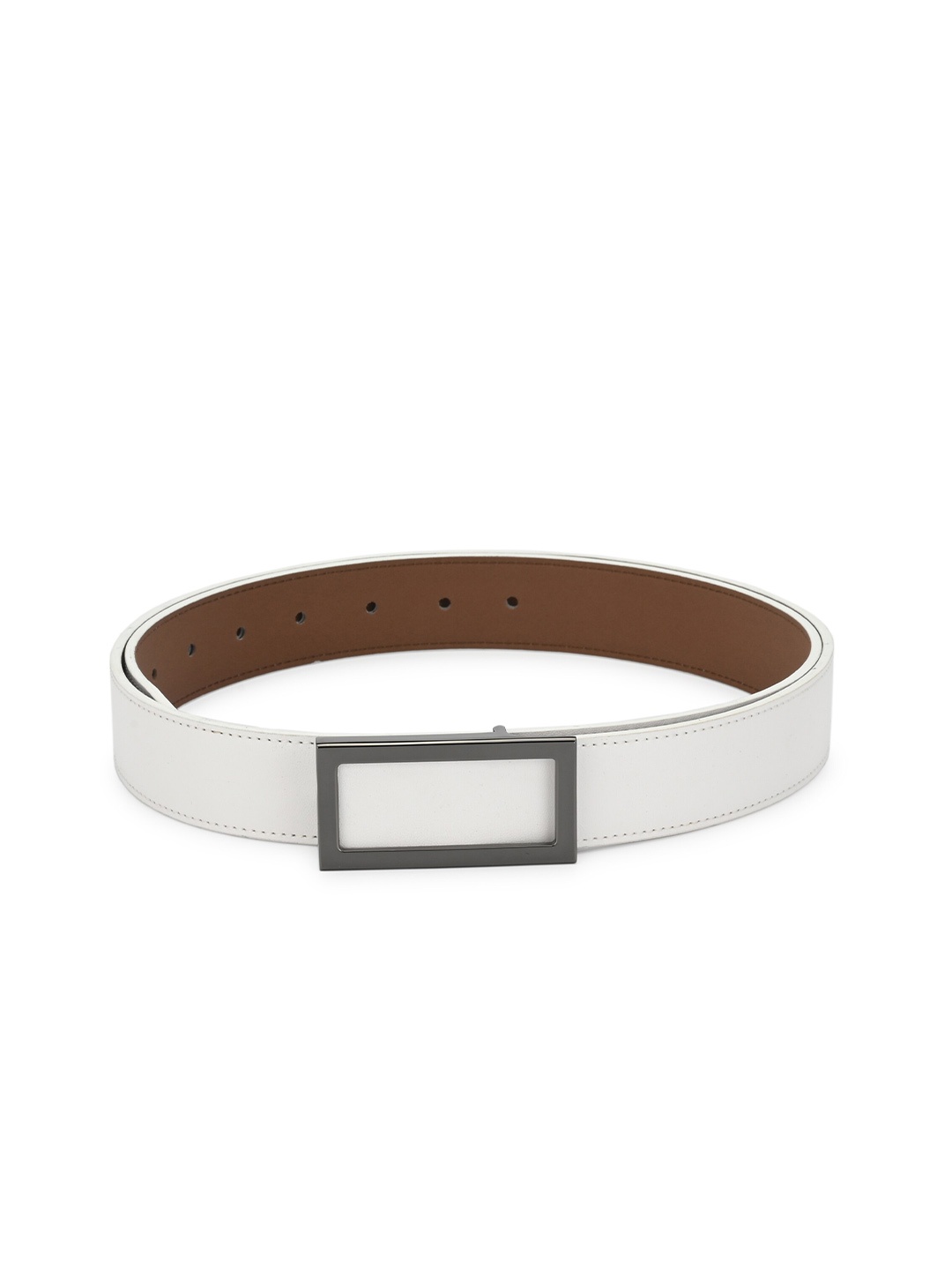 

Calvadoss Boys White PU Belt