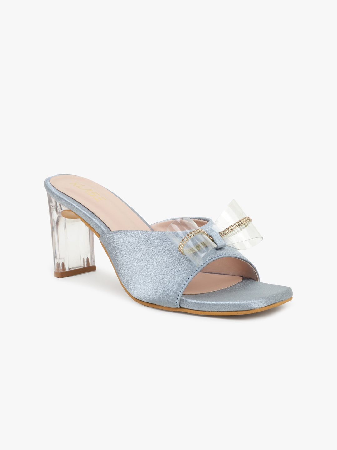 

KLASE Blue Party Block Sandals
