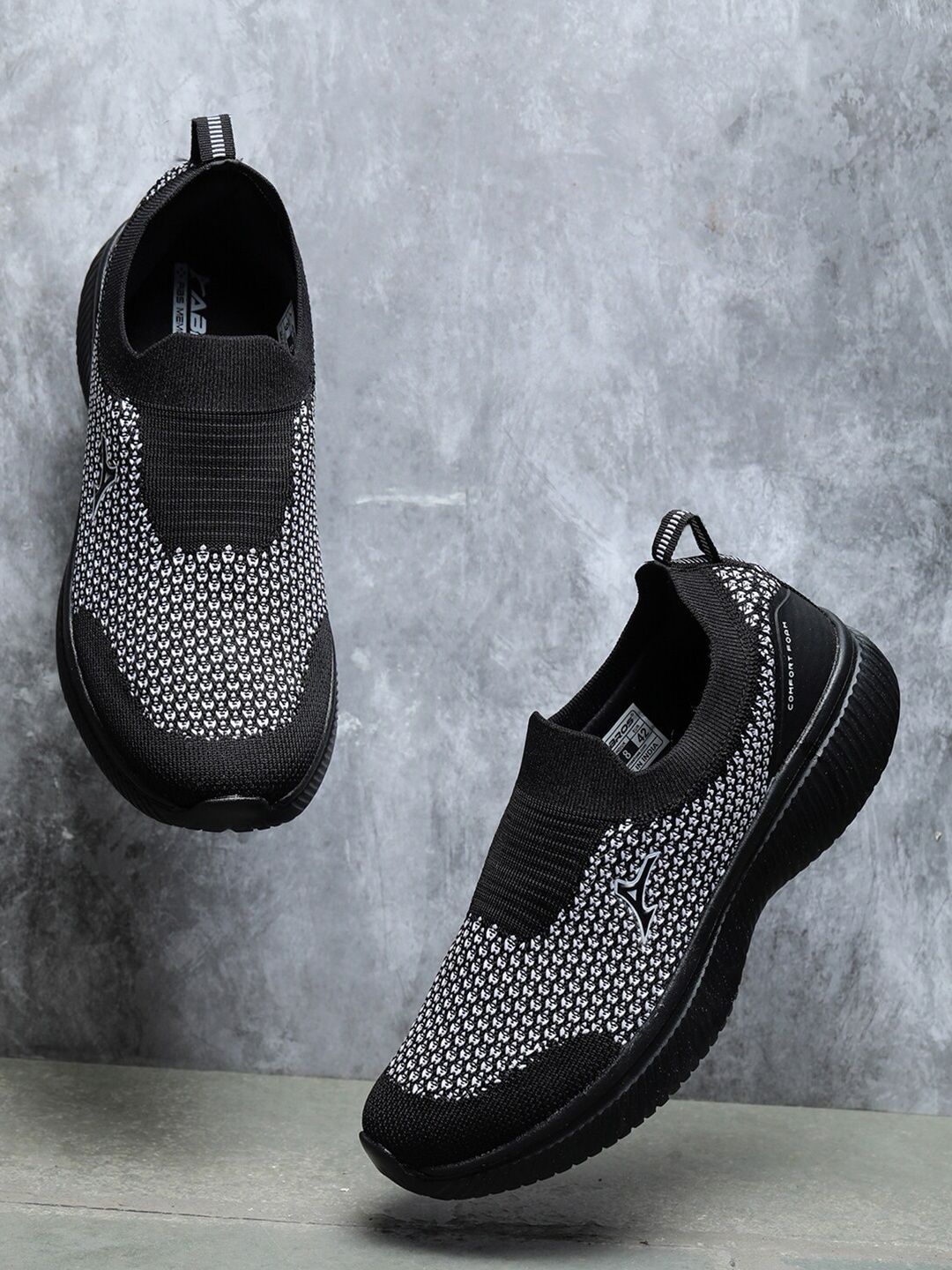 

ABROS Men Berlin Running Sports Shoes, Black