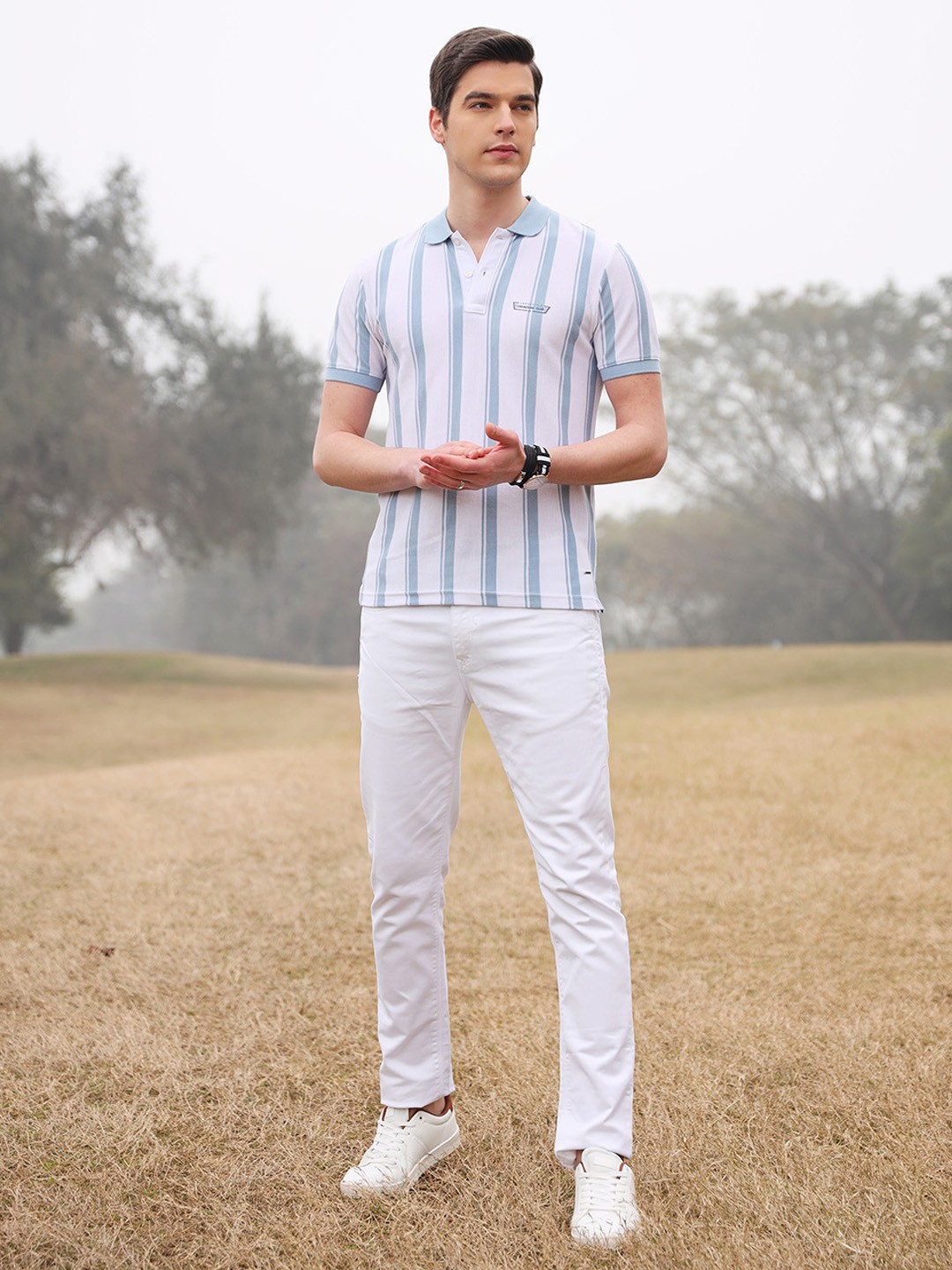 

Crimsoune Club Men White Slim Fit Stretchable Jeans