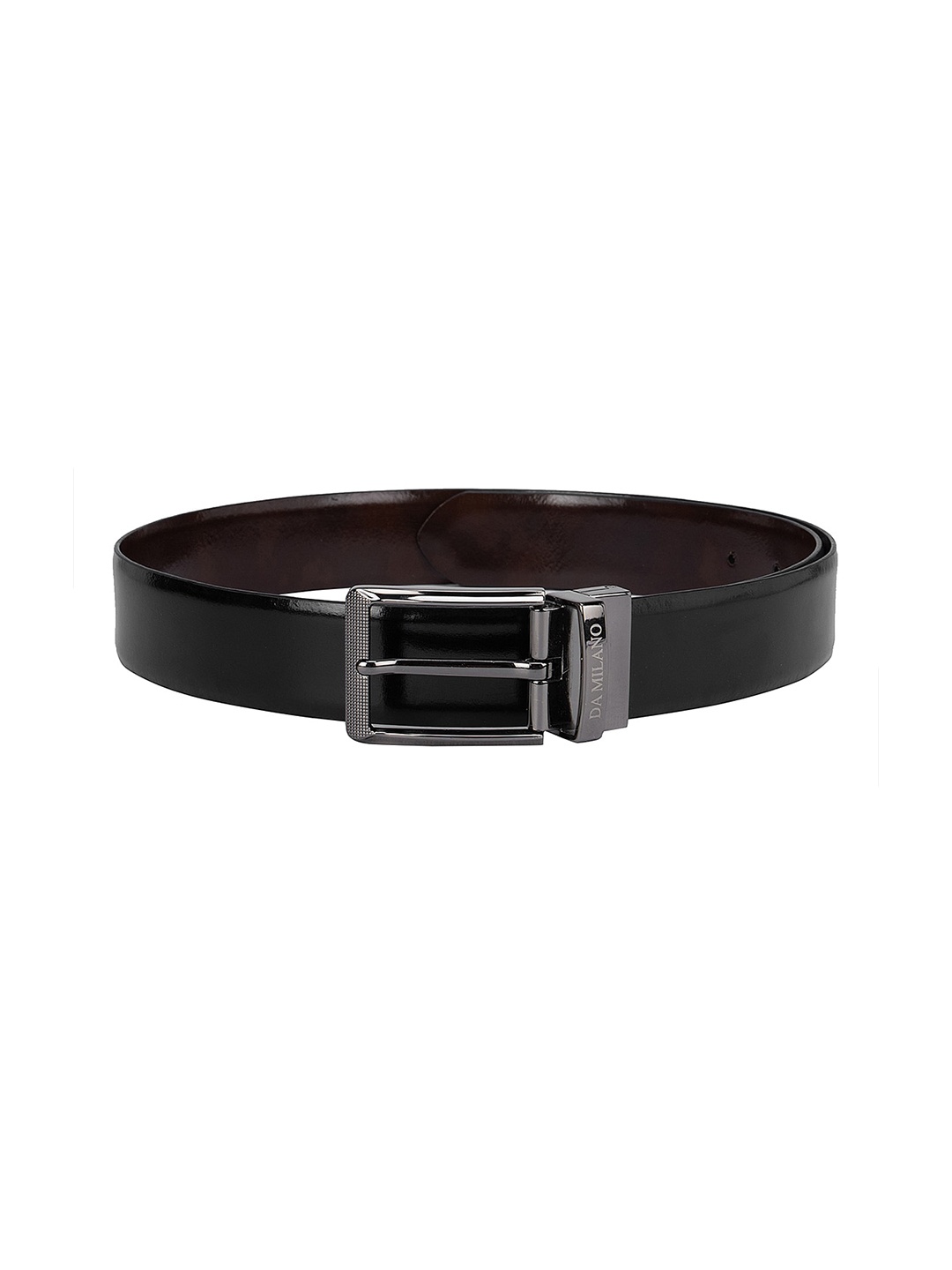 

Da Milano Men Black Leather Belt