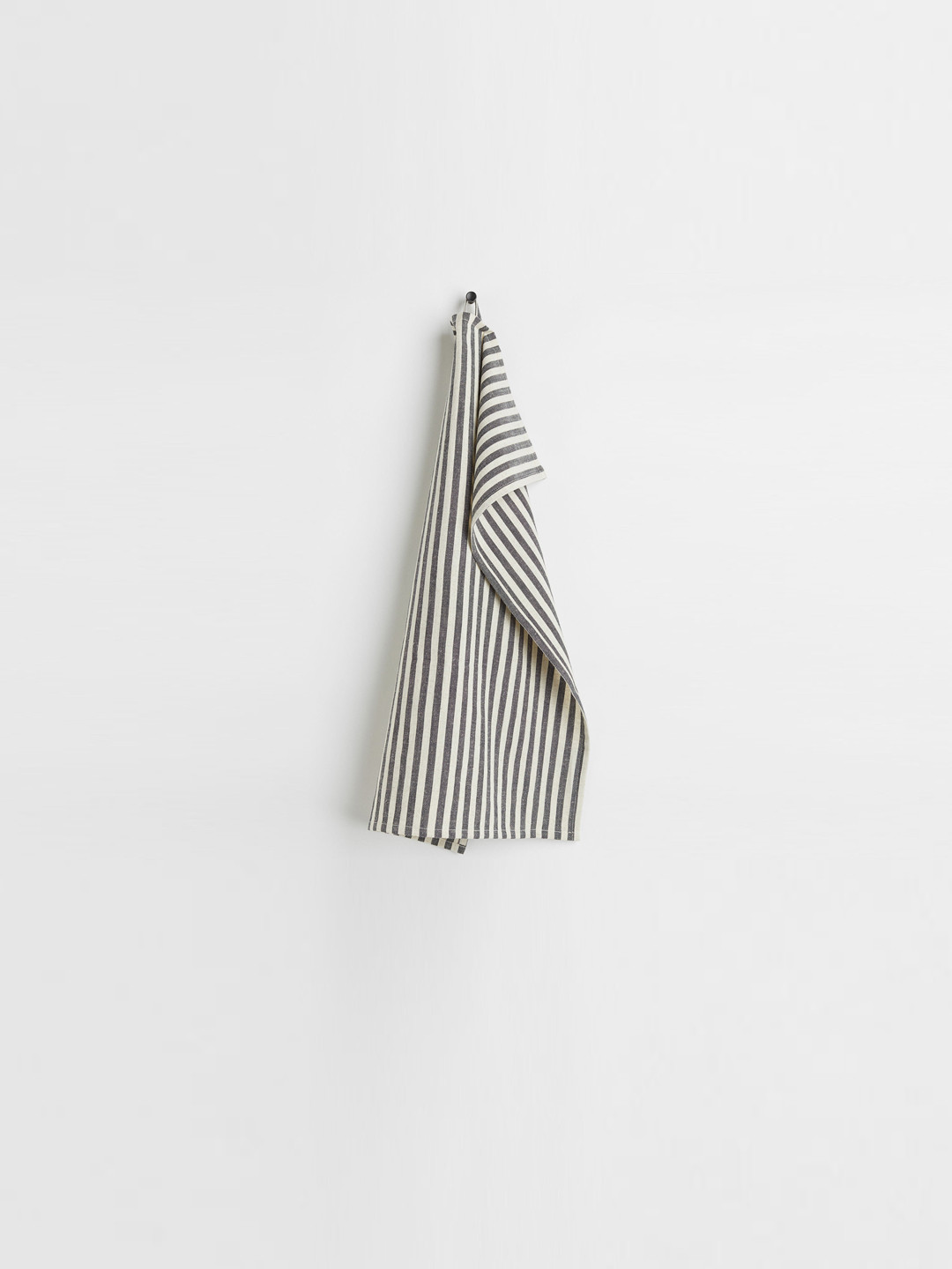 

H&M Grey Striped Tea Towel