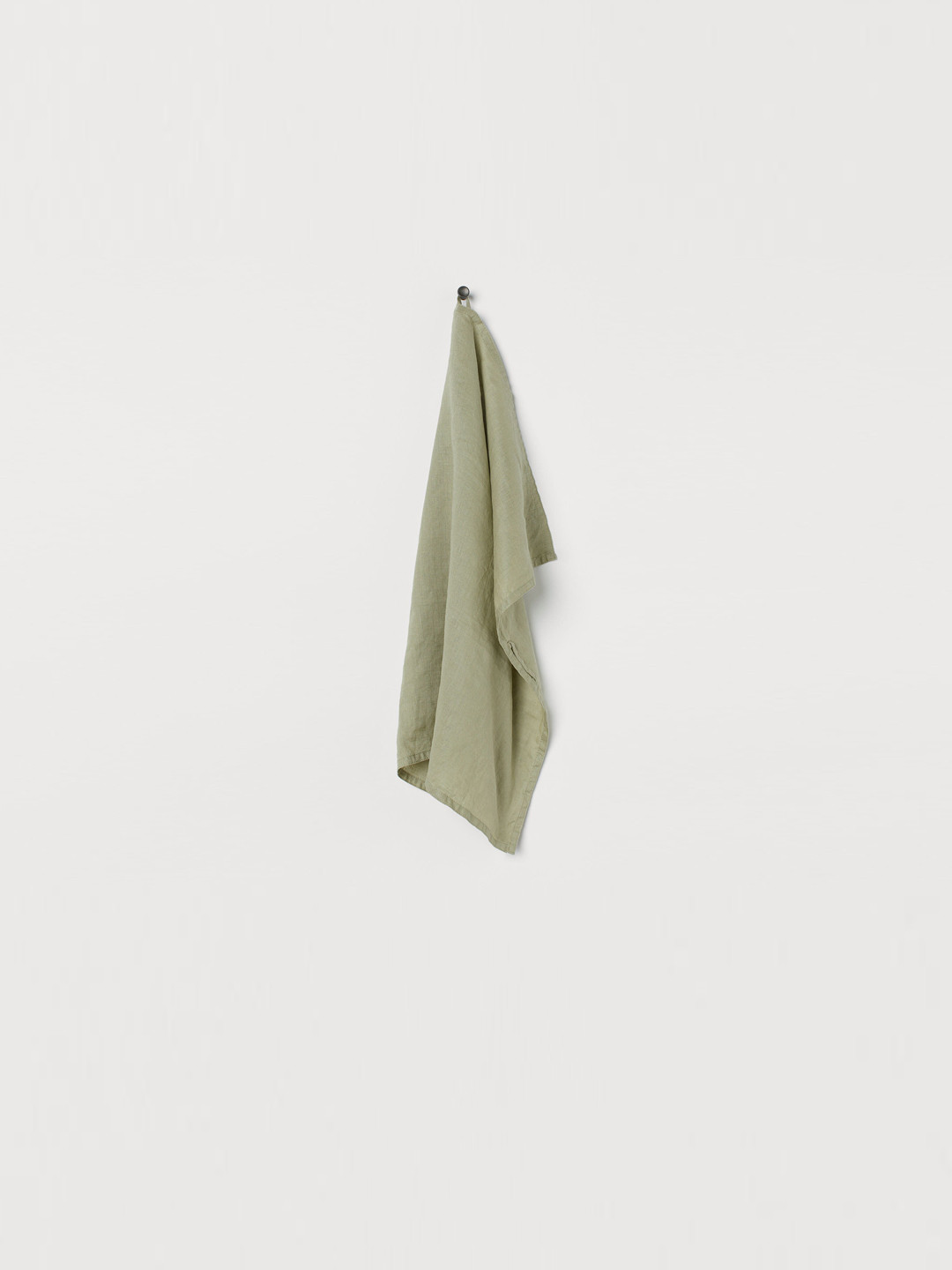 

H&M Unisex Green Solid Linen Tea Towel
