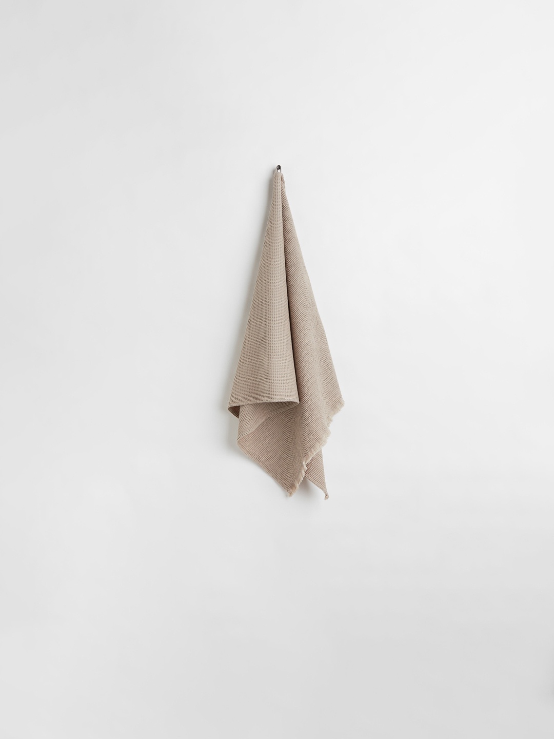 

H&M Beige Waffled Bath Towel