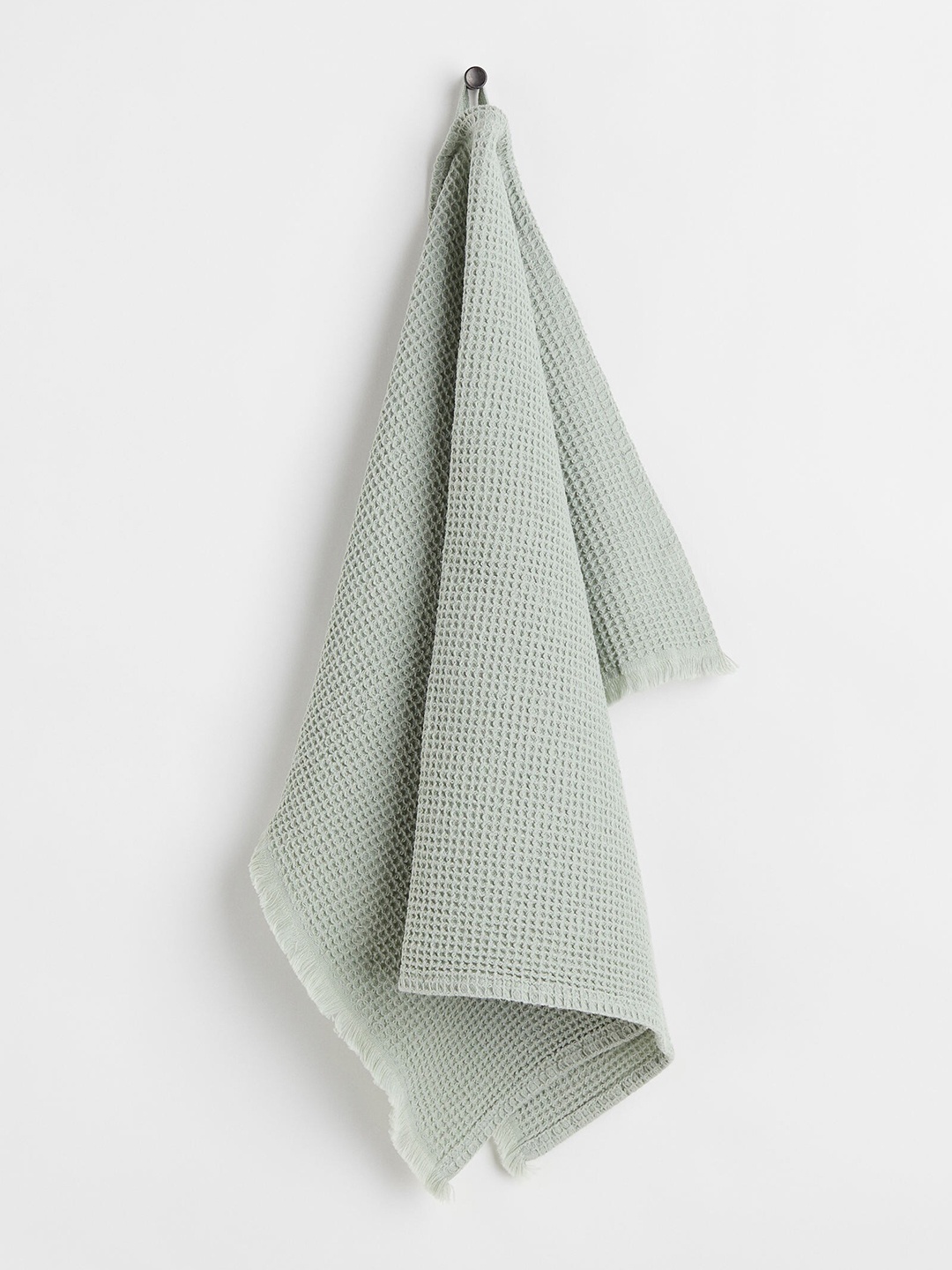 

H&M Mint Green Waffled Hand Towel