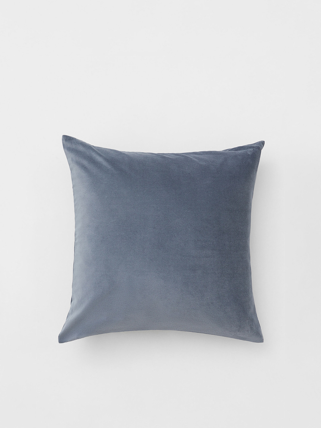 

H&M Grey Cotton Velvet Cushion Cover