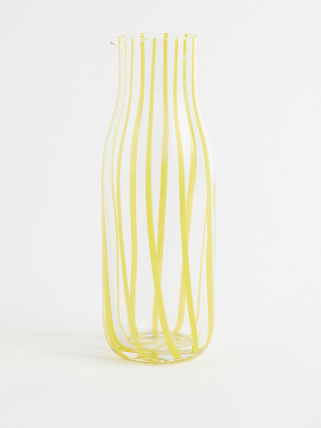 

H&M Yellow Glass Carafe