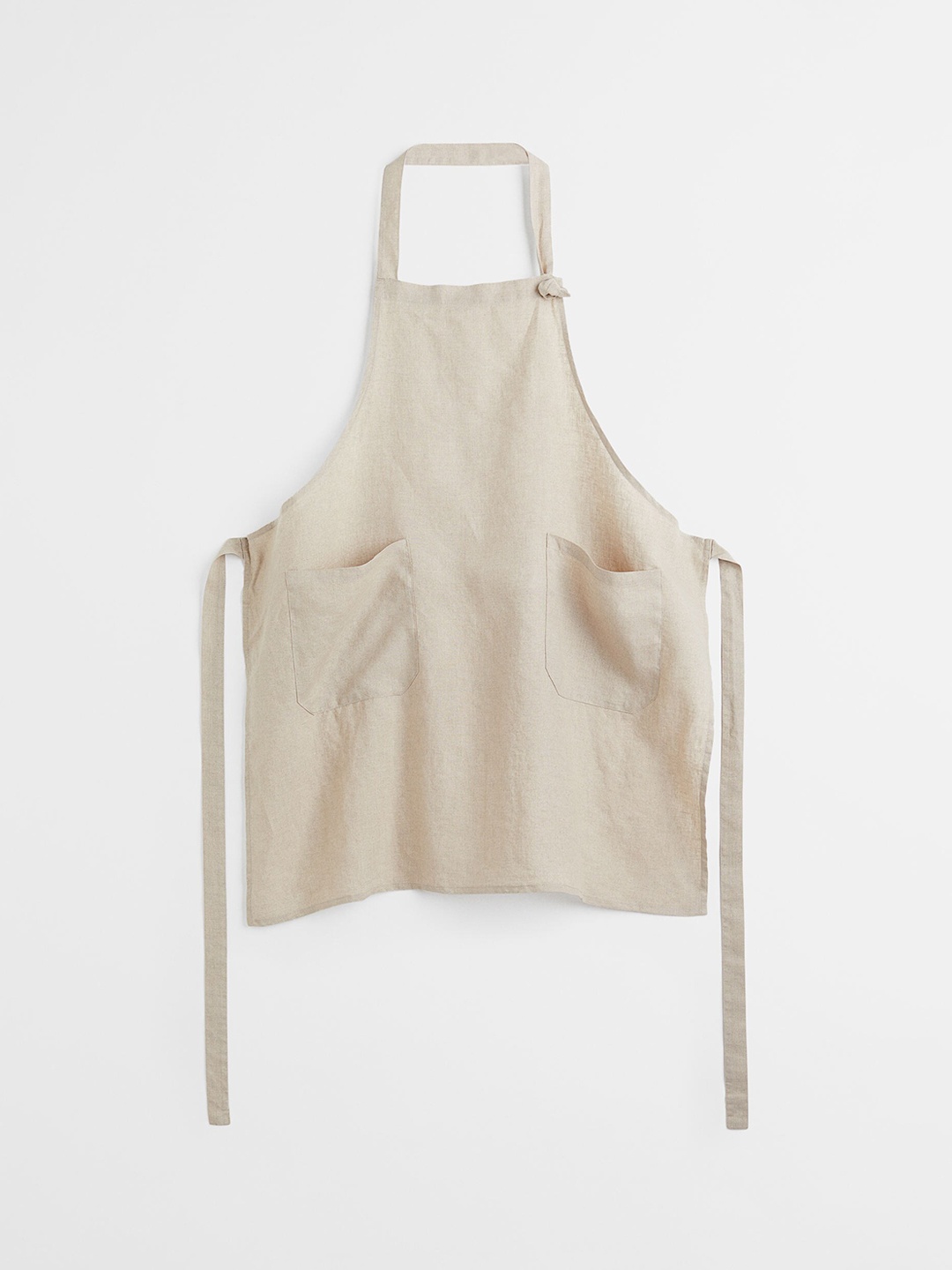 

H&M Unisex Cream Coloured Linen Apron