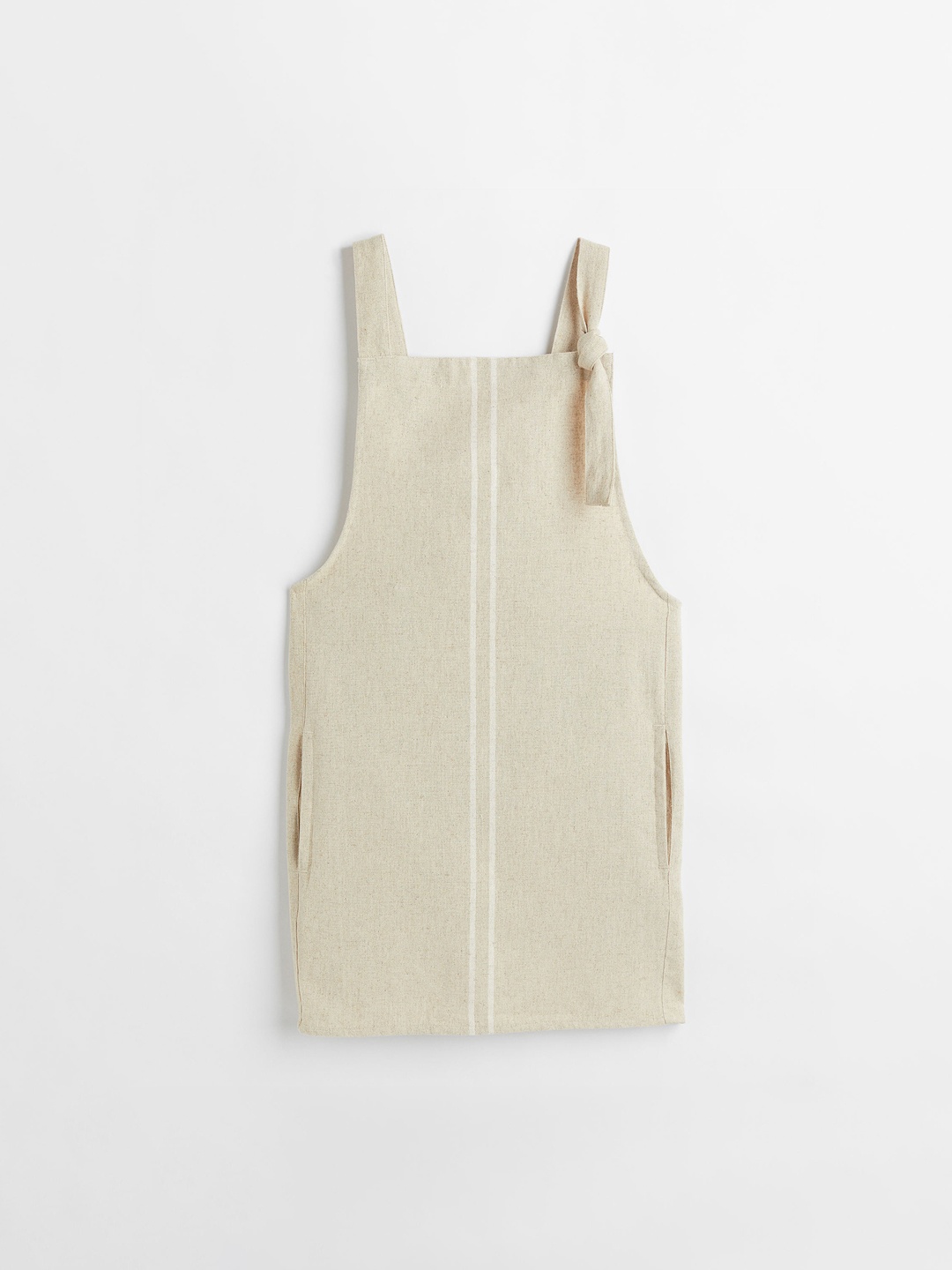 

H&M Unisex Beige Linen-blend Apron
