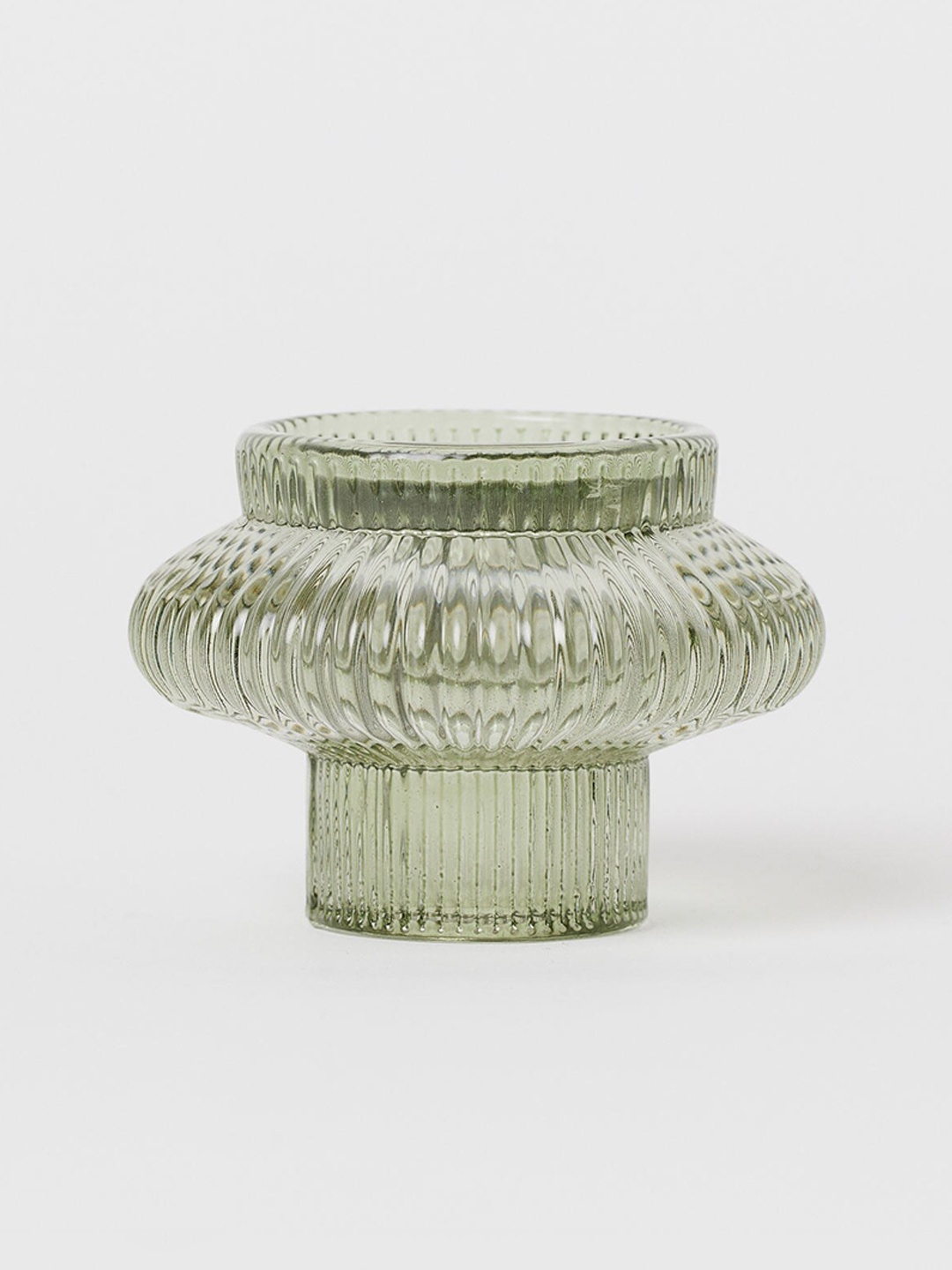 

H&M Green Glass Candle Lantern