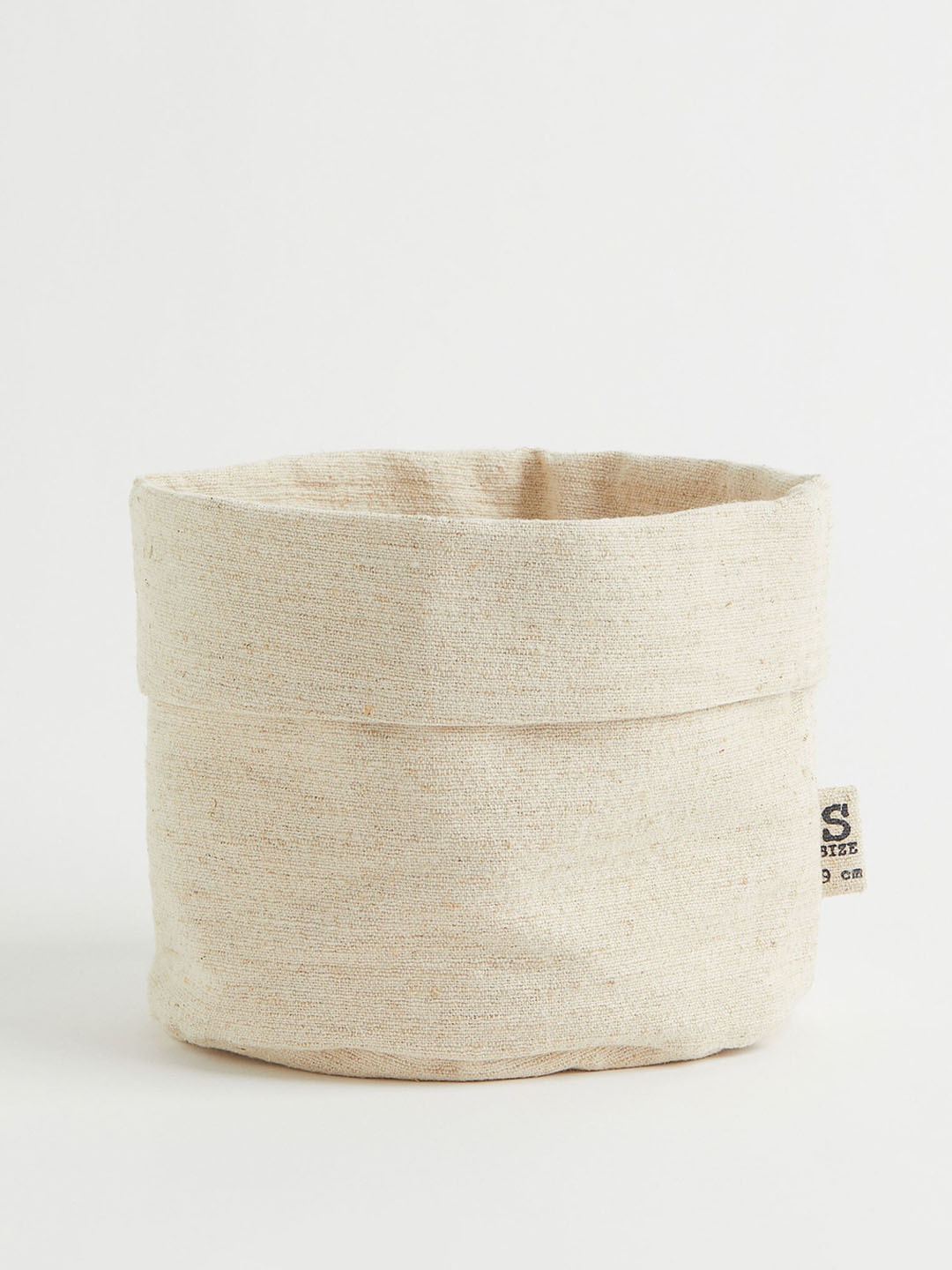 

H&M Beige Small Canvas Basket