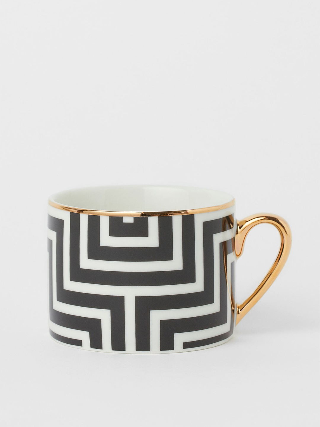 

H&M Black & White Porcelain Cup