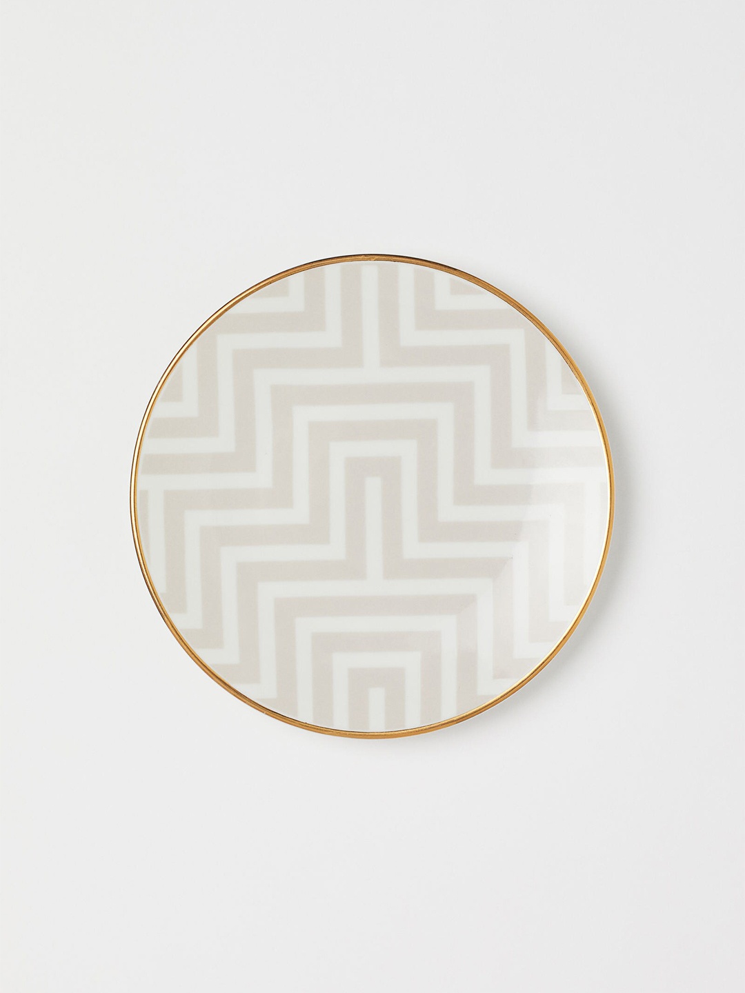 

H&M Grey & White Printed Small Porcelain Dish