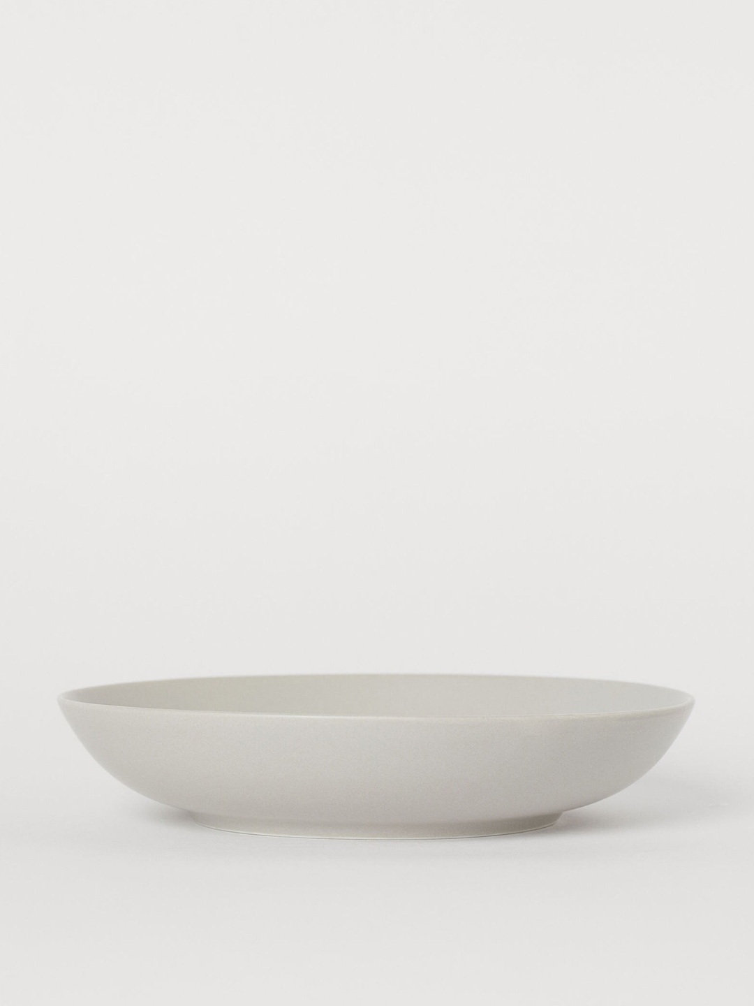 

H&M Grey Deep Porcelain Plate