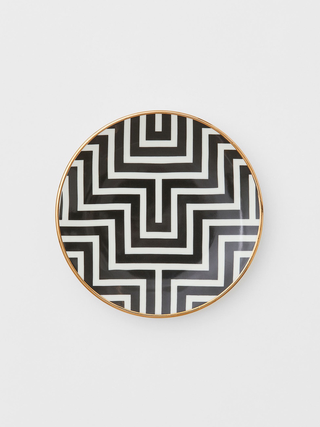

H&M Black & White Printed Small Porcelain Dish