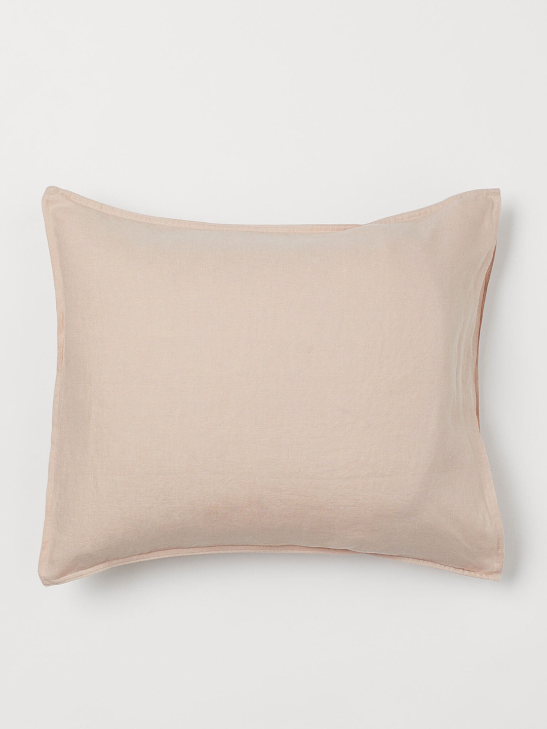 

H&M Washed Linen Pillowcase, Beige