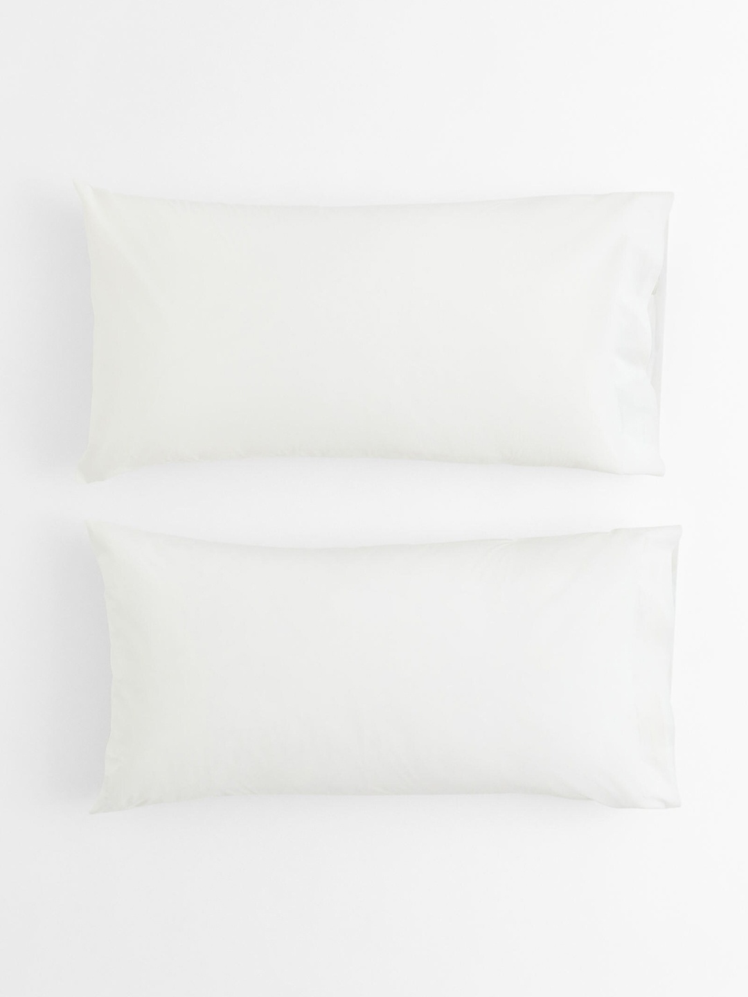 

H&M White 2-Pack Cotton Percale Pillowcases