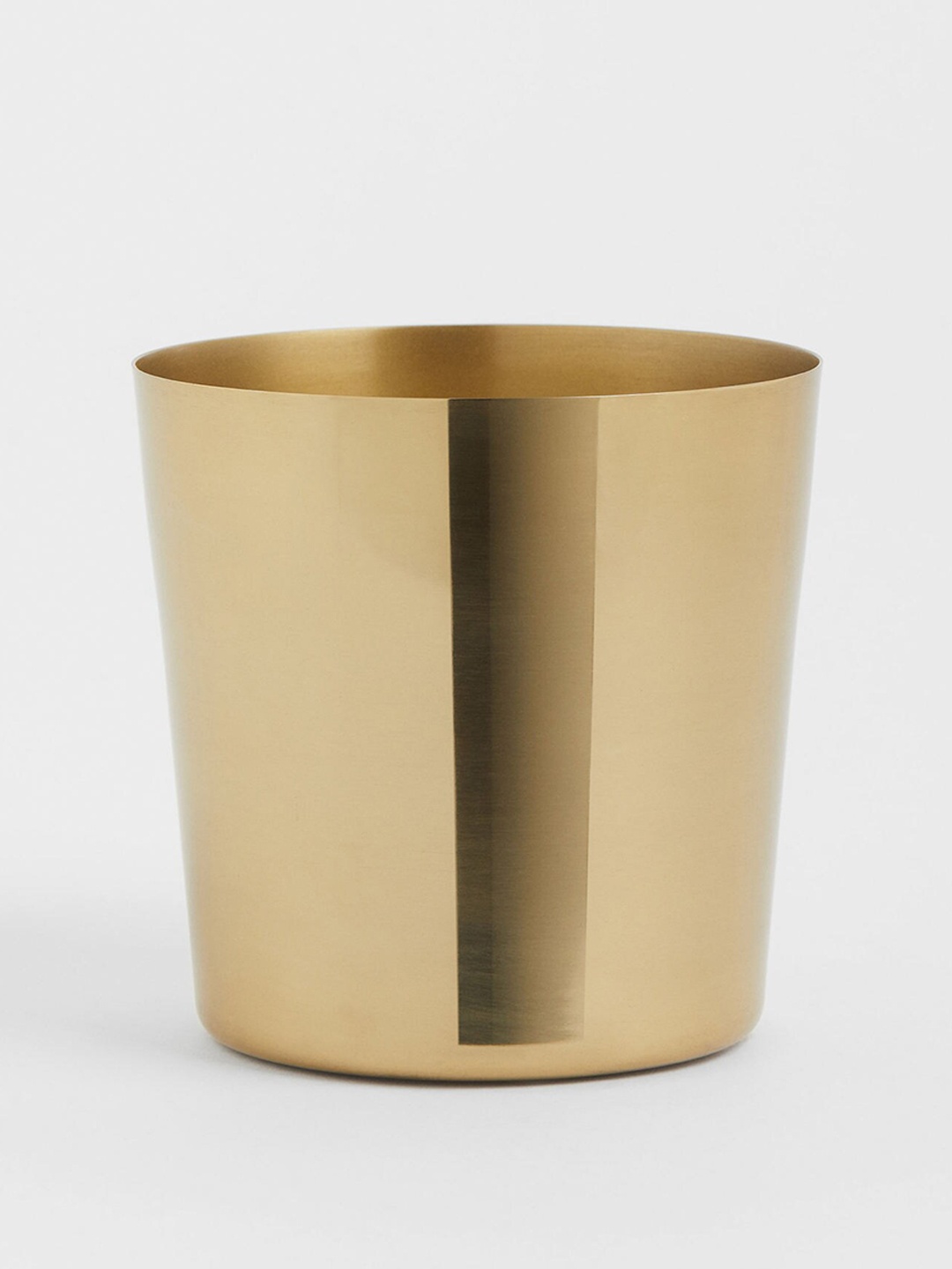 

H&M Gold-Toned Small Metal Plant Pot