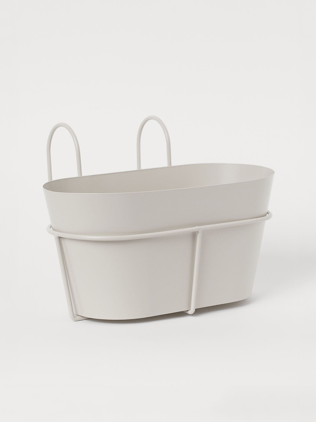 

H&M Beige Metal Planter Box