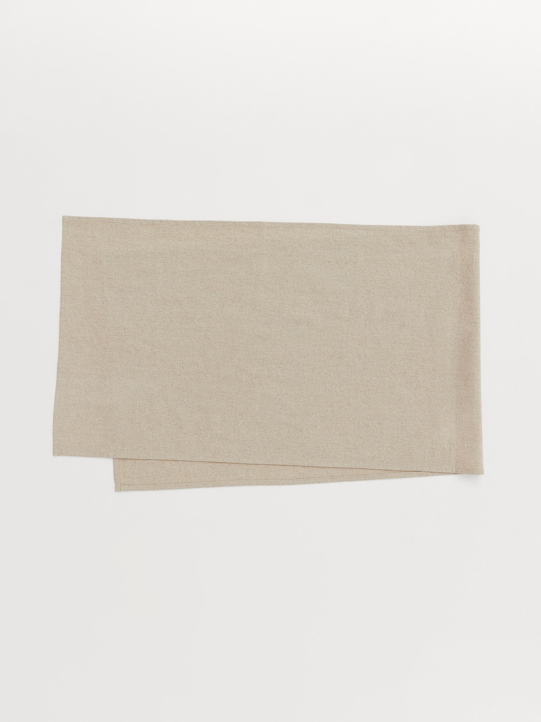 

H&M Beige Solid Linen-Blend Table Runner