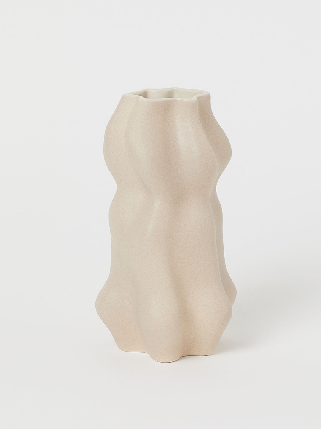 

H&M Small Ceramic Vase, Beige