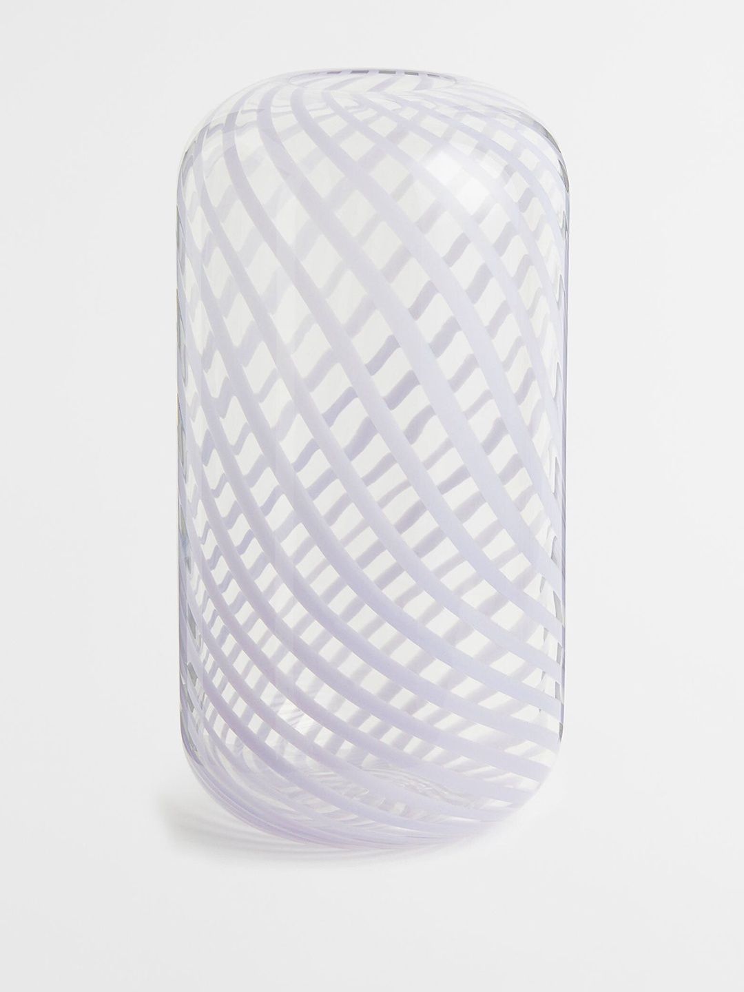 

H&M Patterned Glass Vase, Purple