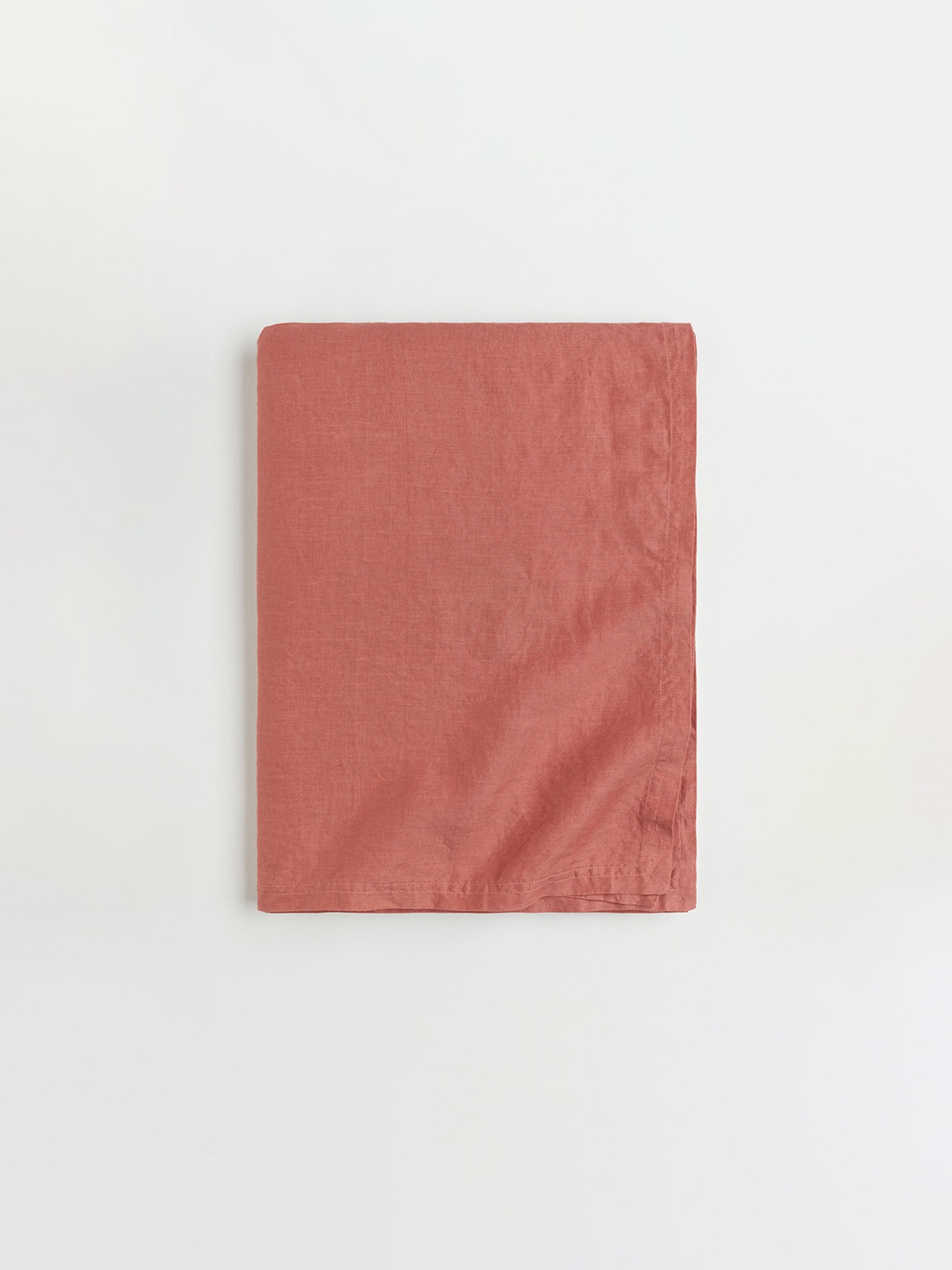 

H&M Orange Washed Linen Tablecloth