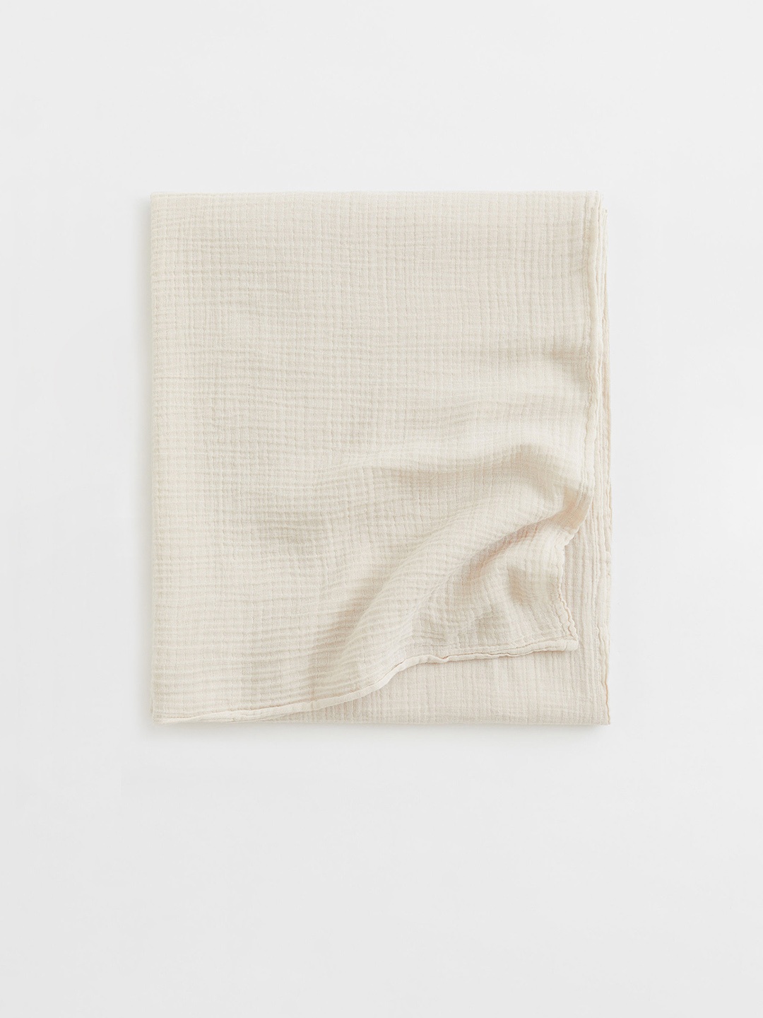 

H&M Beige Solid Airy Cotton Tablecloth