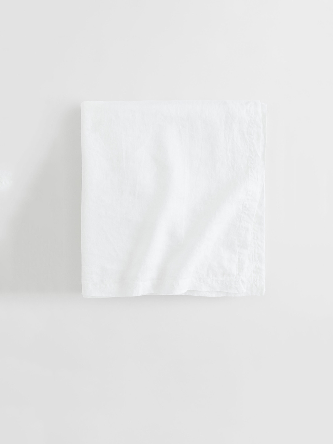 

H&M White Linen Tablecloth