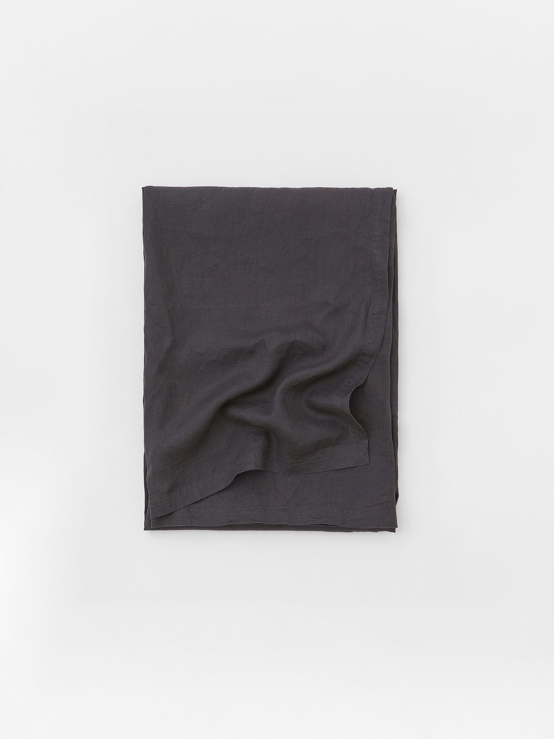 

H&M Charcoal Grey Washed Linen Tablecloth