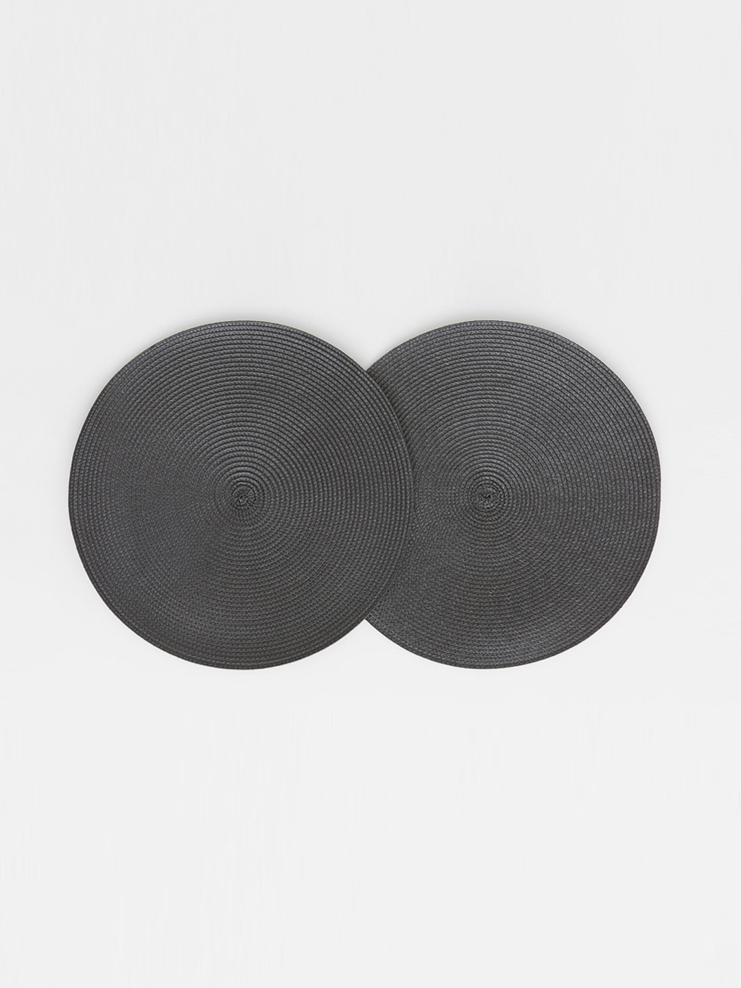 

H&M 2-Pack Round Table Mats, Grey