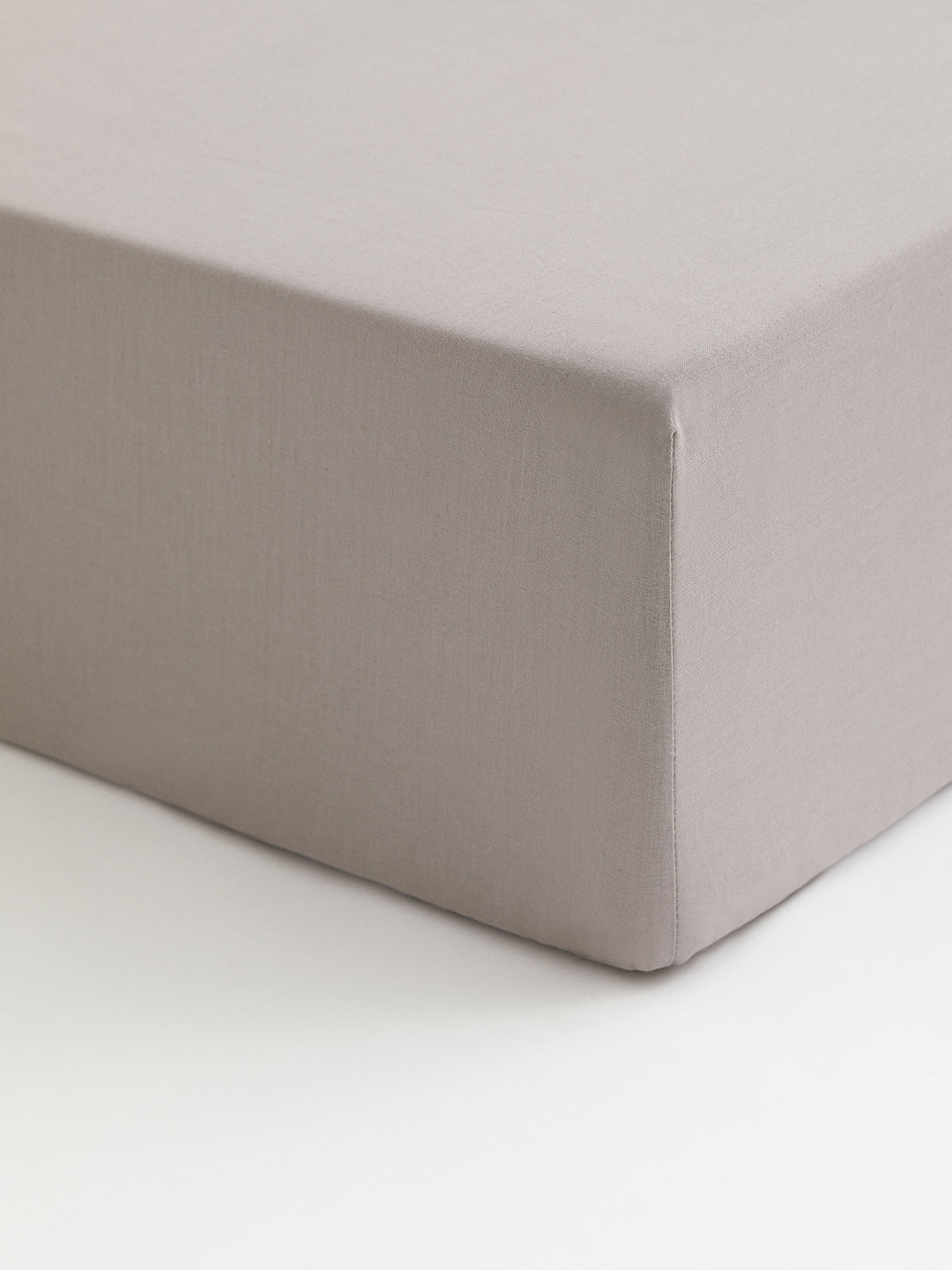 

H&M Beige Fitted Cotton Double Queen Sheet