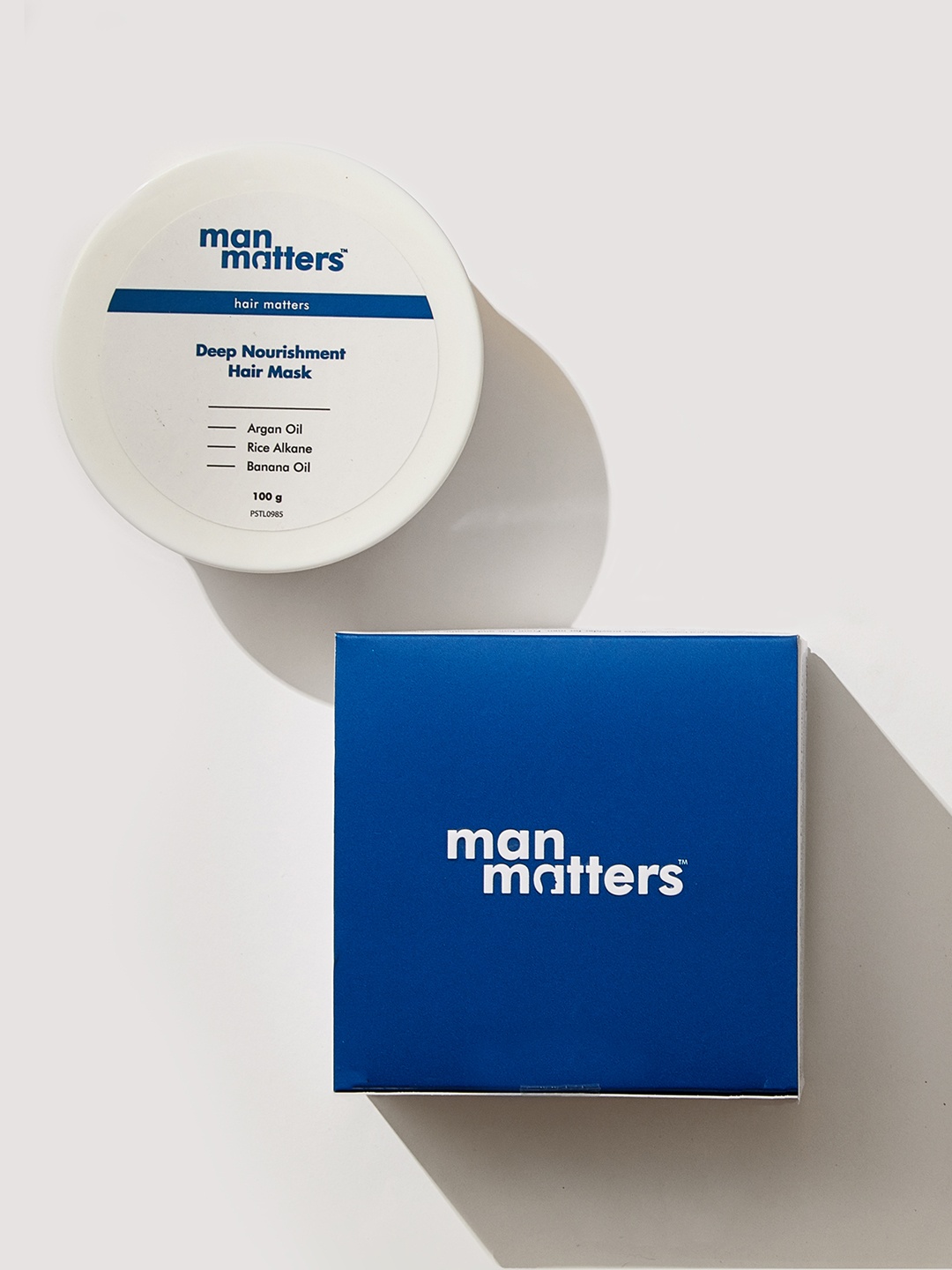 

Man Matters Deep Nourishing Hair Mask for Smooth Hair 100 g, White