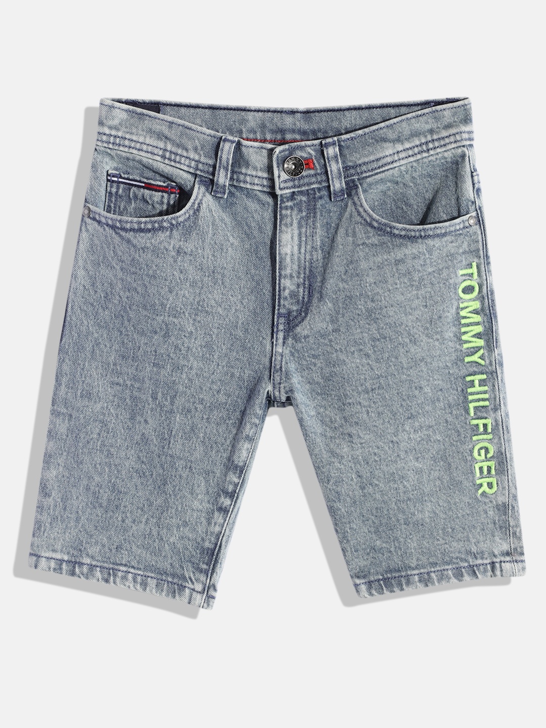 

Tommy Hilfiger Boys Blue Washed Denim Shorts