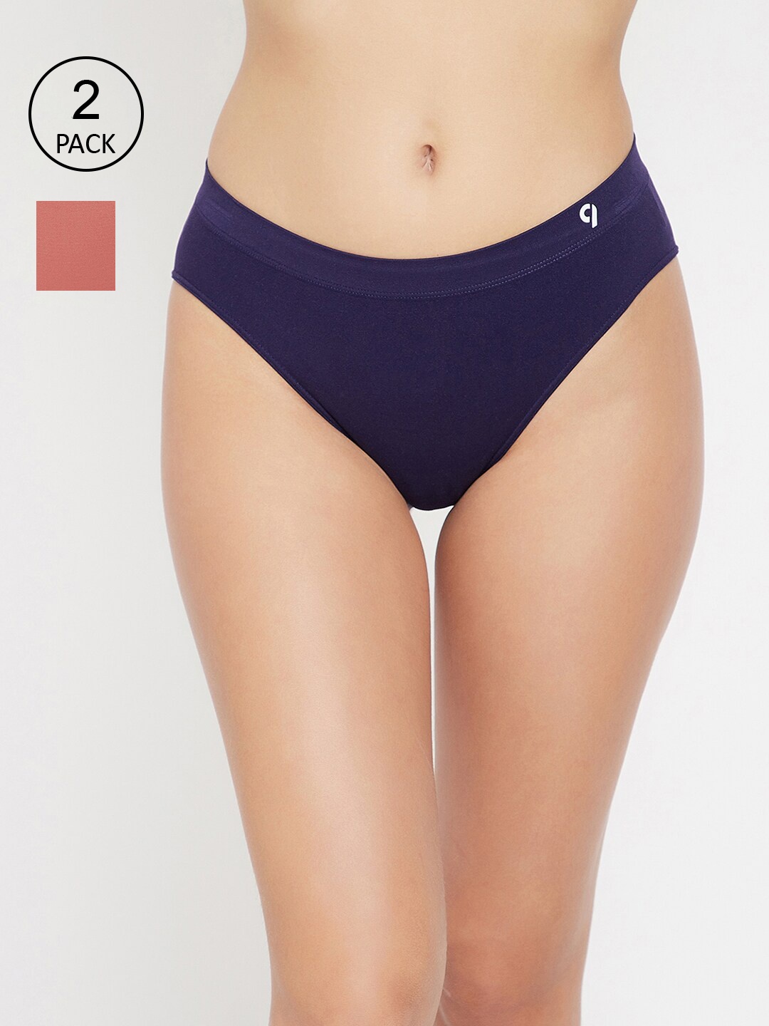 

C9 AIRWEAR Women Pack Of 2 Assorted Seamless Basic Briefs