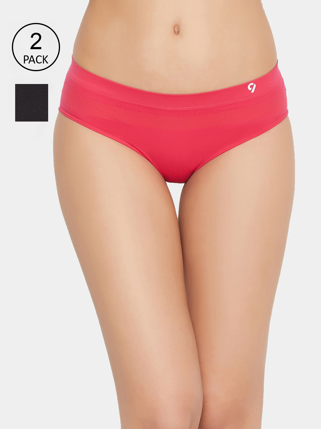

C9 AIRWEAR Women Pack Of 2 Assorted Seamless Basic Briefs