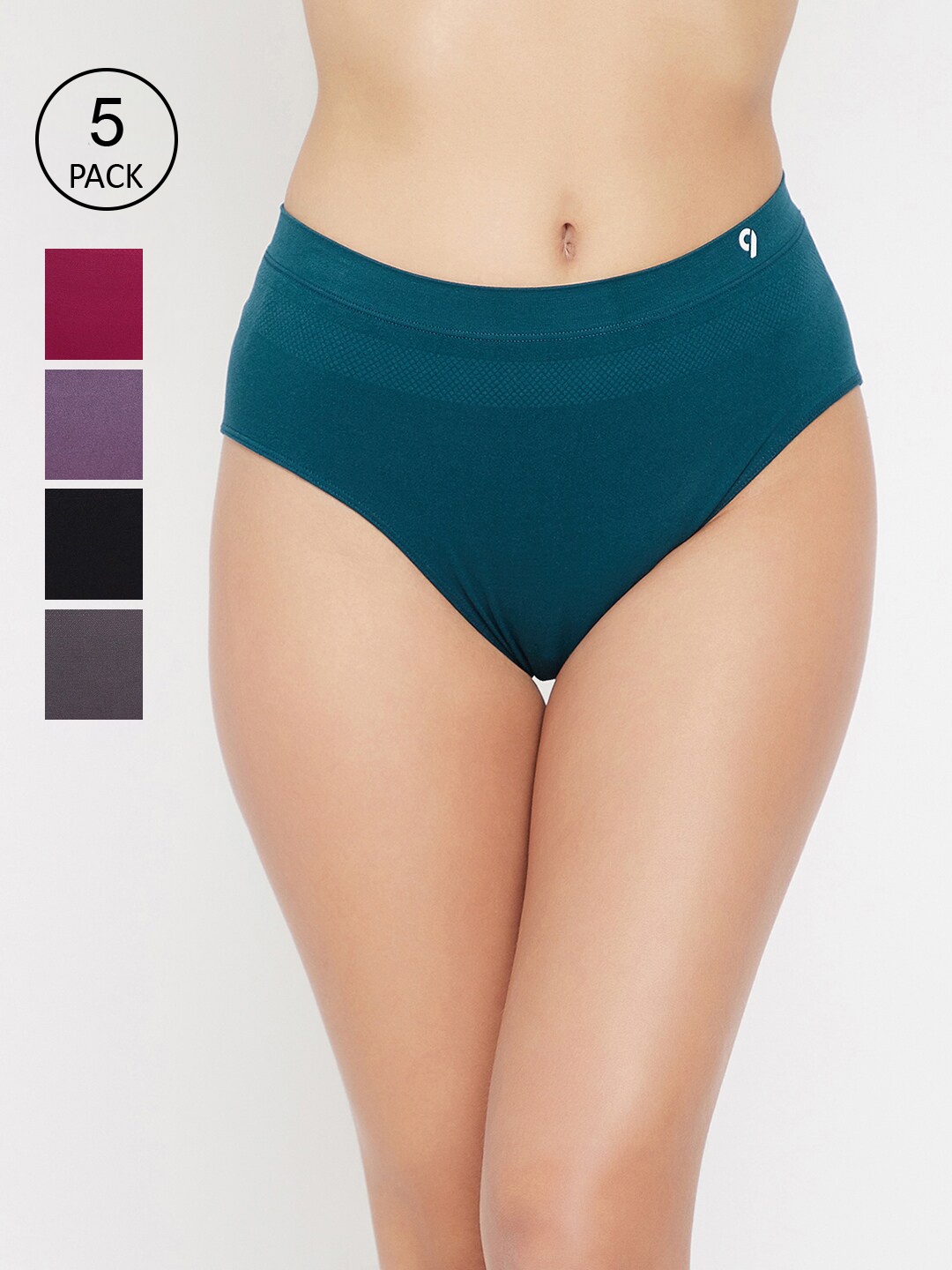 

C9 AIRWEAR Women Pack Of 5 Assorted Seamless Basic Briefs