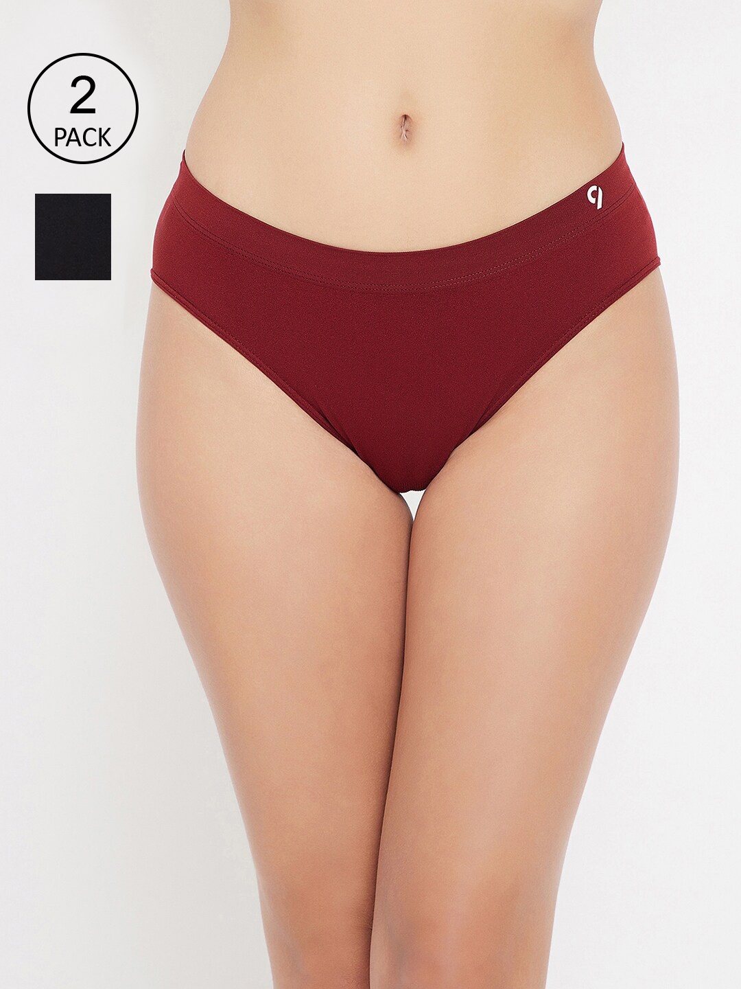 

C9 AIRWEAR Women Pack Of 2 Assorted Seamless Basic Briefs
