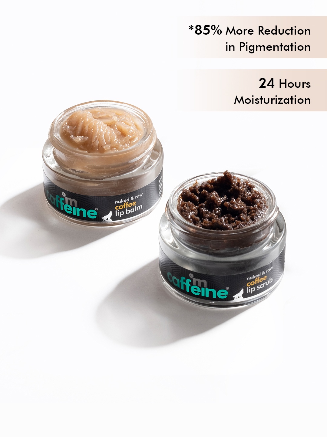

MCaffeine Quick Coffee Sip - Scrub + Balm Kit, Coffee brown