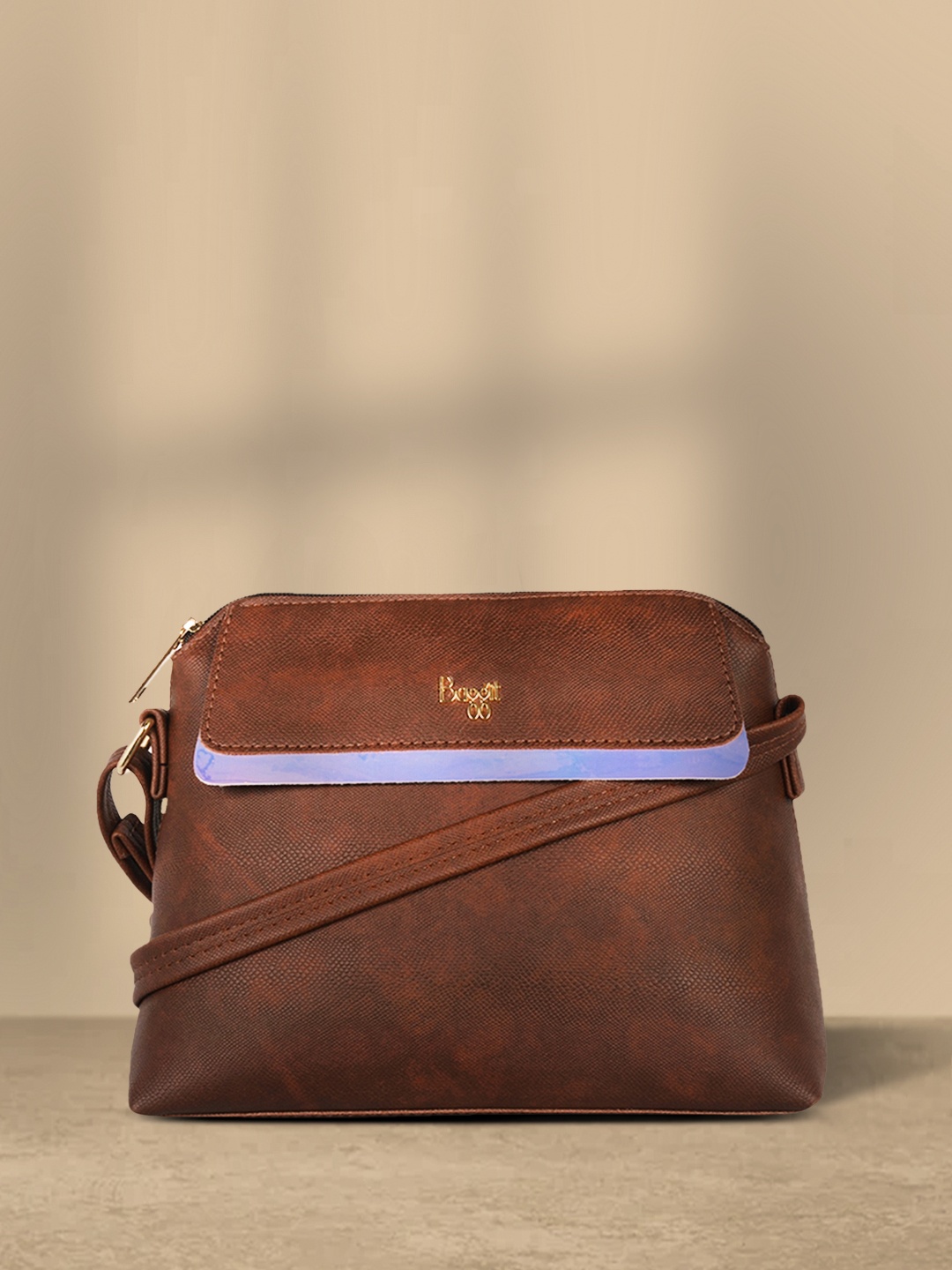 

Baggit Brown Structured Sling Bag