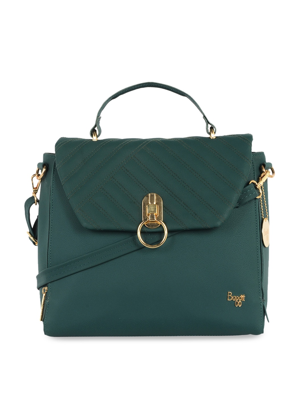 

Baggit Green Structured Satchel