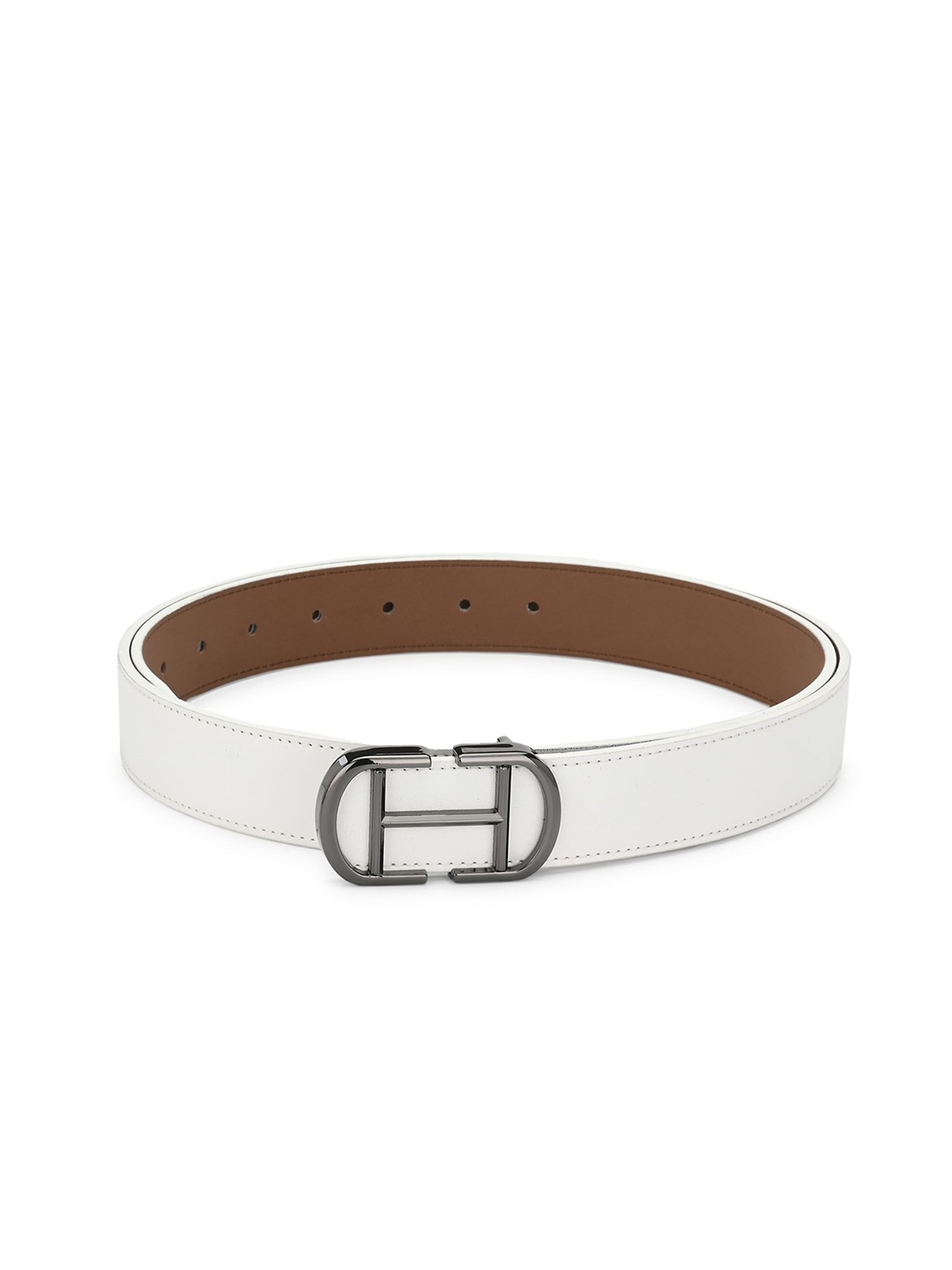

Calvadoss Boys White PU Belt