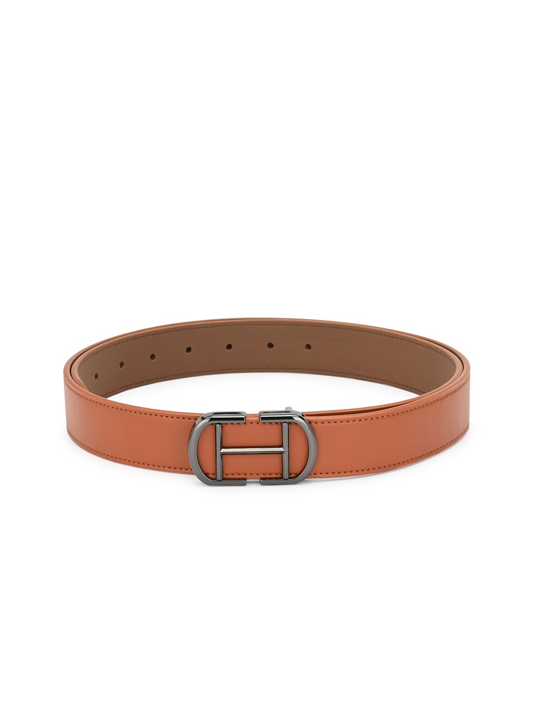 

Calvadoss Boys Tan PU Texas Leather Belt