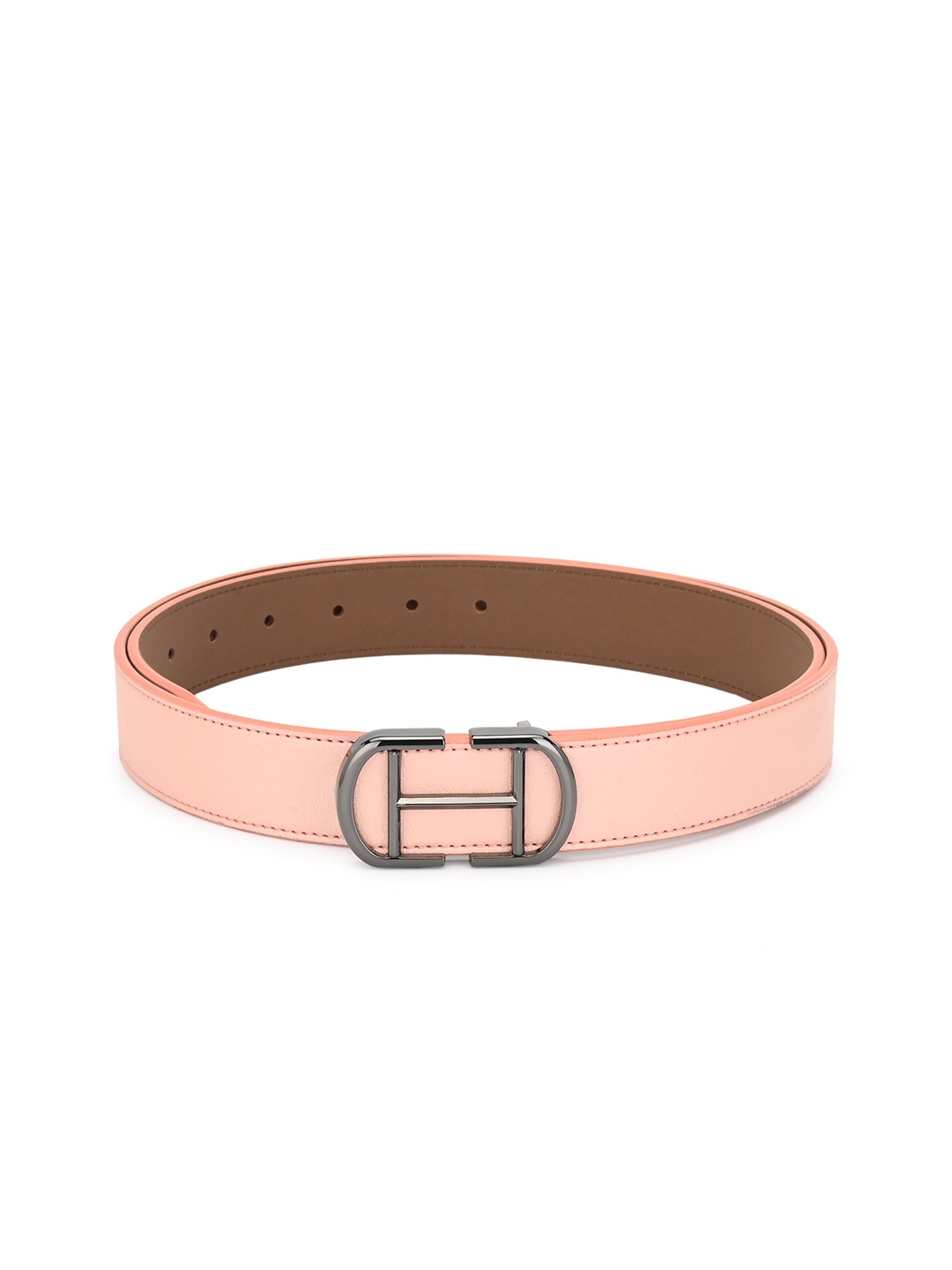 

Calvadoss Boys Peach-Coloured LEATHER FINISH PU Belt