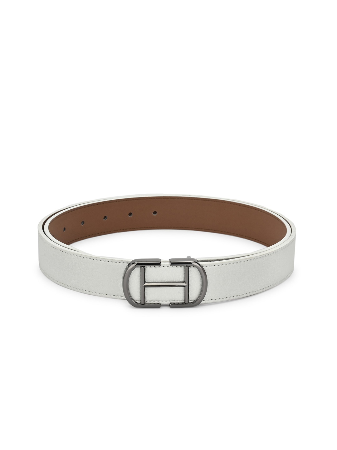 

Calvadoss Boys Silver-Toned PU Belt