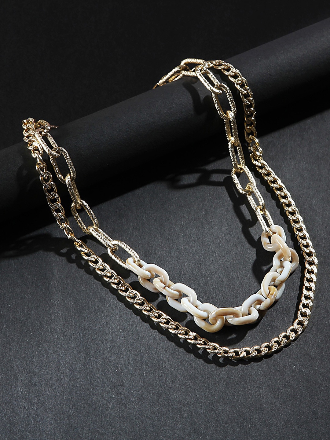 

Kazo Gold-Toned Gold-Plated Layered Chain